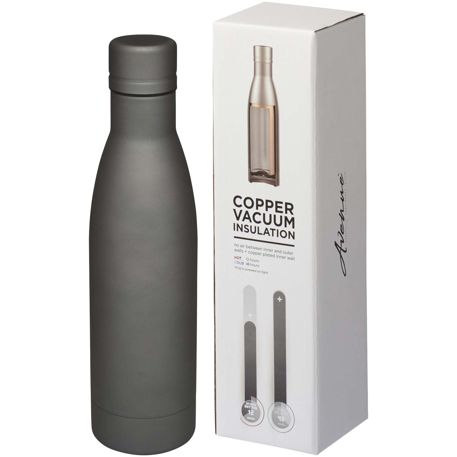 Bouteille isotherme Vasa sous vide avec couche de cuivre de 500 ml