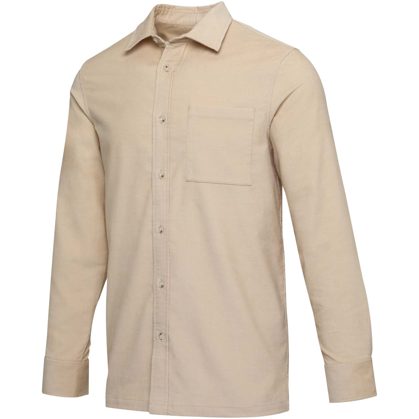 Elevate Chemise unisexe en velours côtelé de 252 g/m² Alum