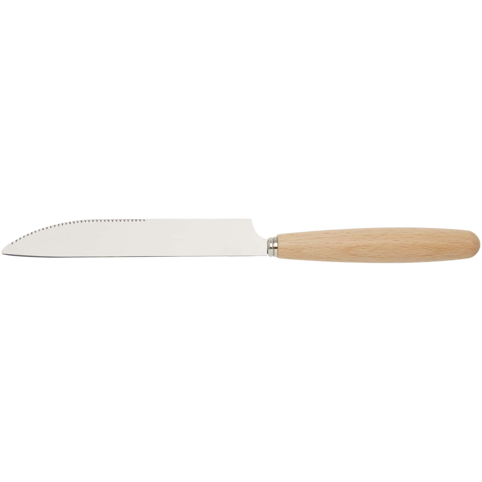 Ensemble de couverts Root 5 pièces en acier inoxydable et bois de hêtre