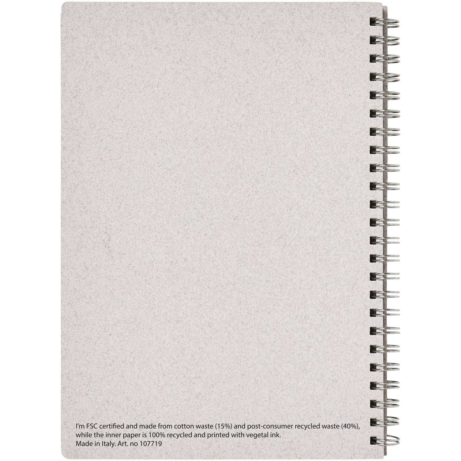 Luxe Carnet à spirales format A5 Bianco
