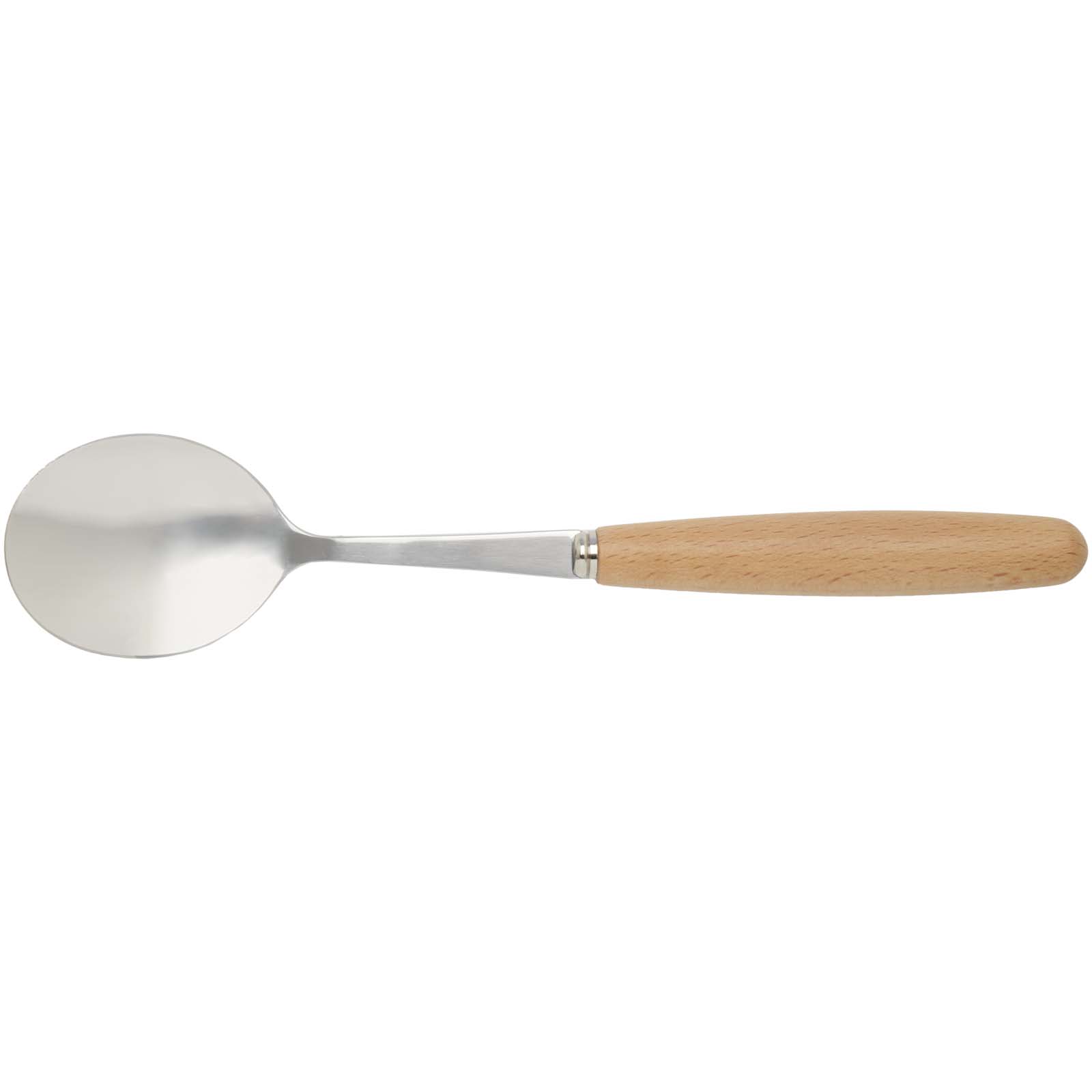 Ensemble de couverts Root 5 pièces en acier inoxydable et bois de hêtre
