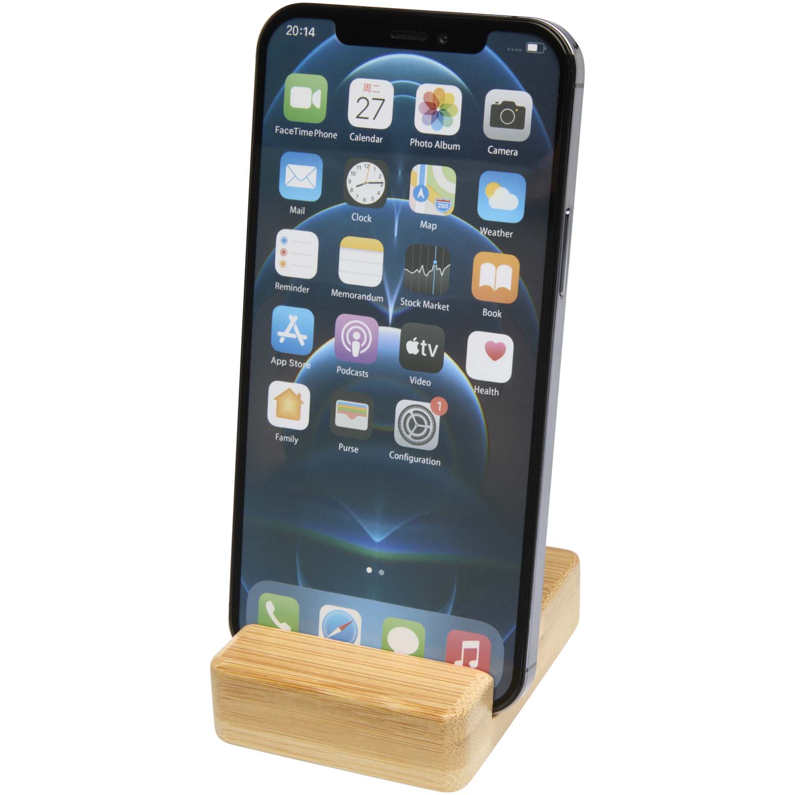 Support téléphone Ebla en bambou