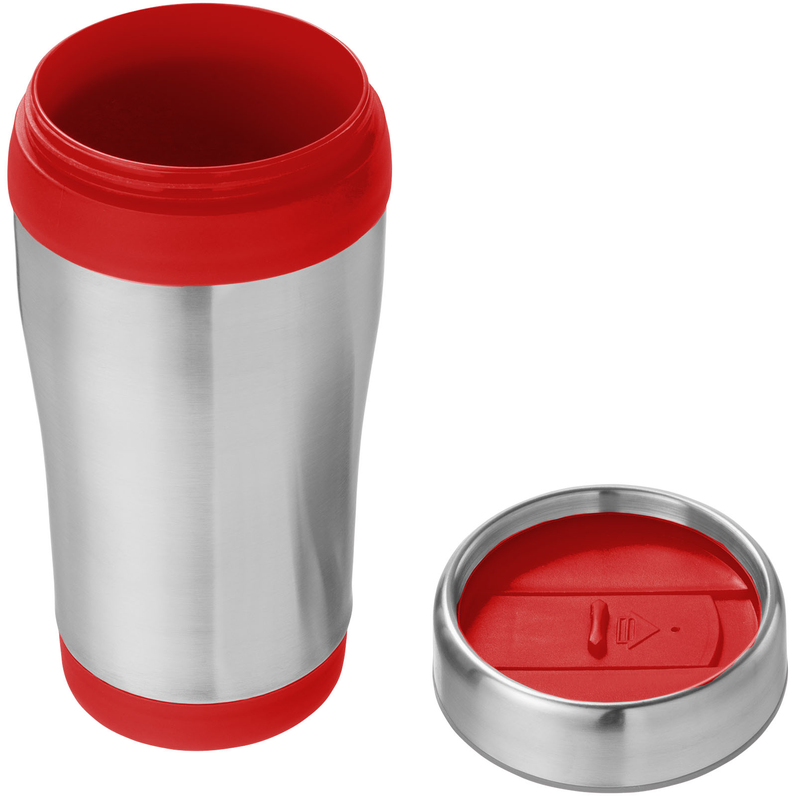 Gobelet avec isolation Elwood de 410 ml en acier inoxydable recyclé certifié RCS
