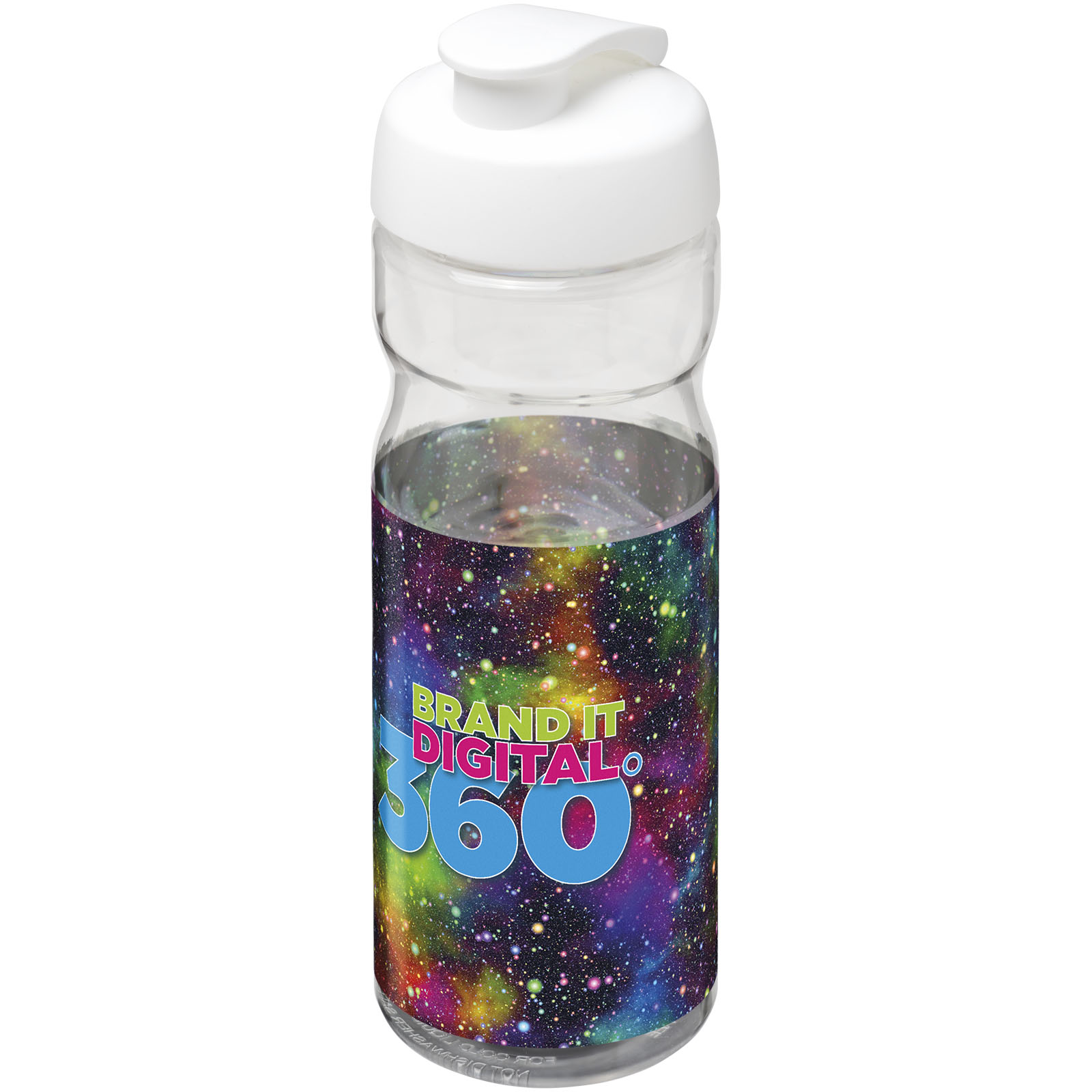 Bouteille de sport H2O Active® Base 650ml avec couvercle à clapet
