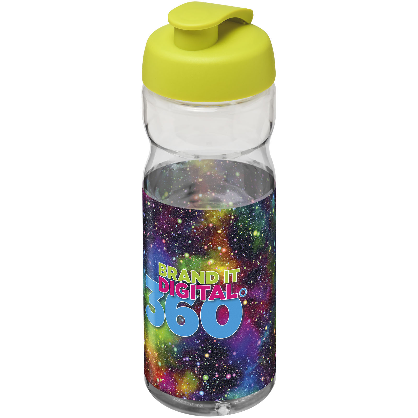 Bouteille de sport H2O Active® Base 650ml avec couvercle à clapet