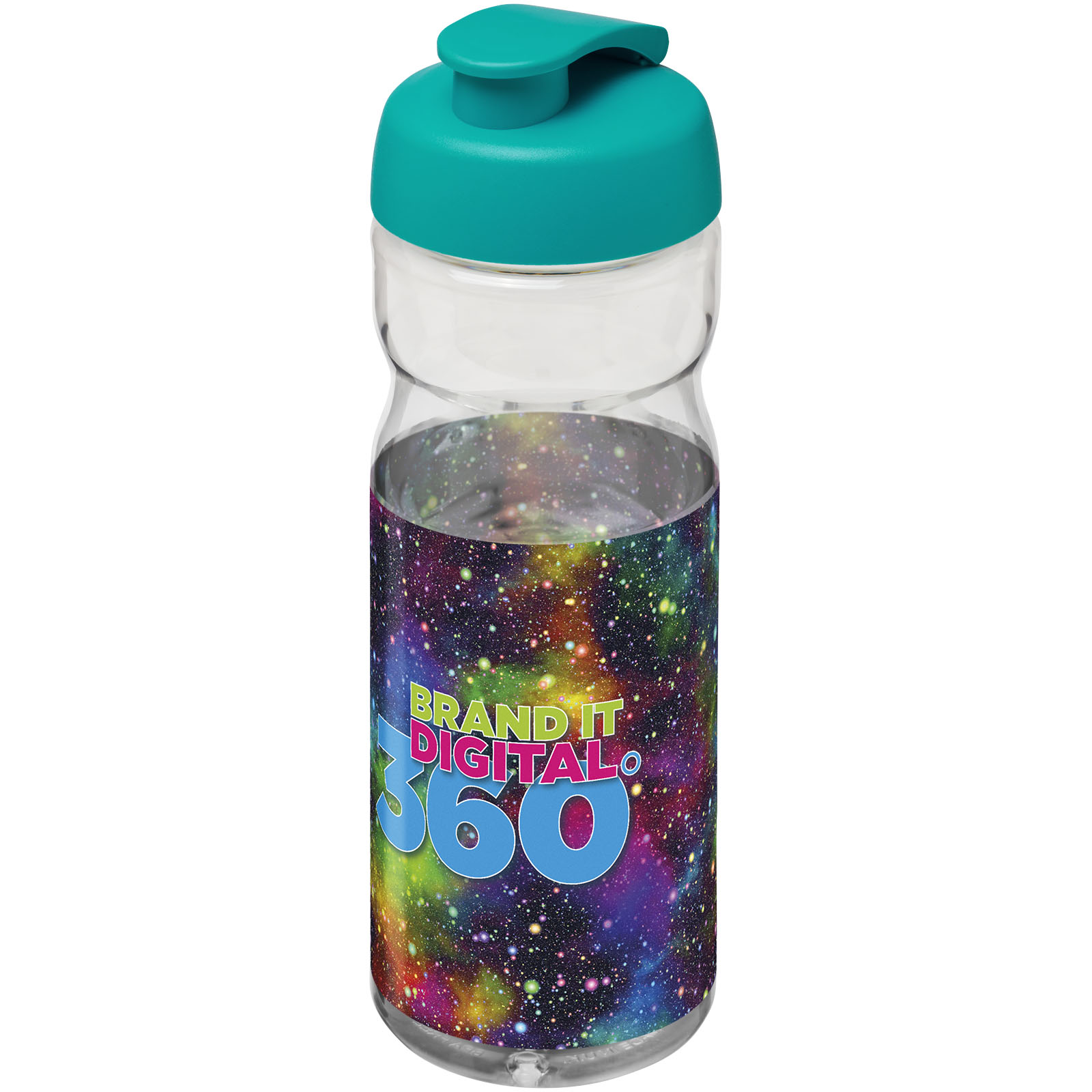 Bouteille de sport H2O Active® Base 650ml avec couvercle à clapet