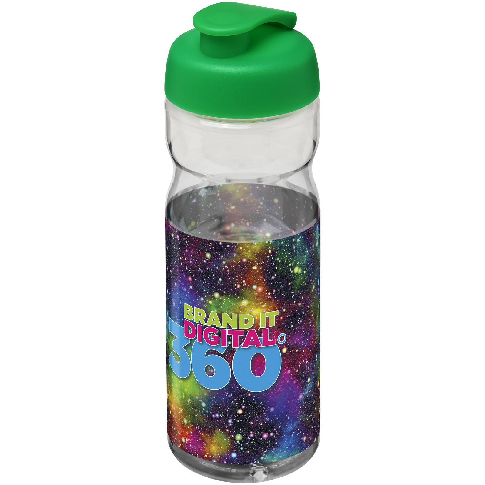 Bouteille de sport H2O Active® Base 650ml avec couvercle à clapet