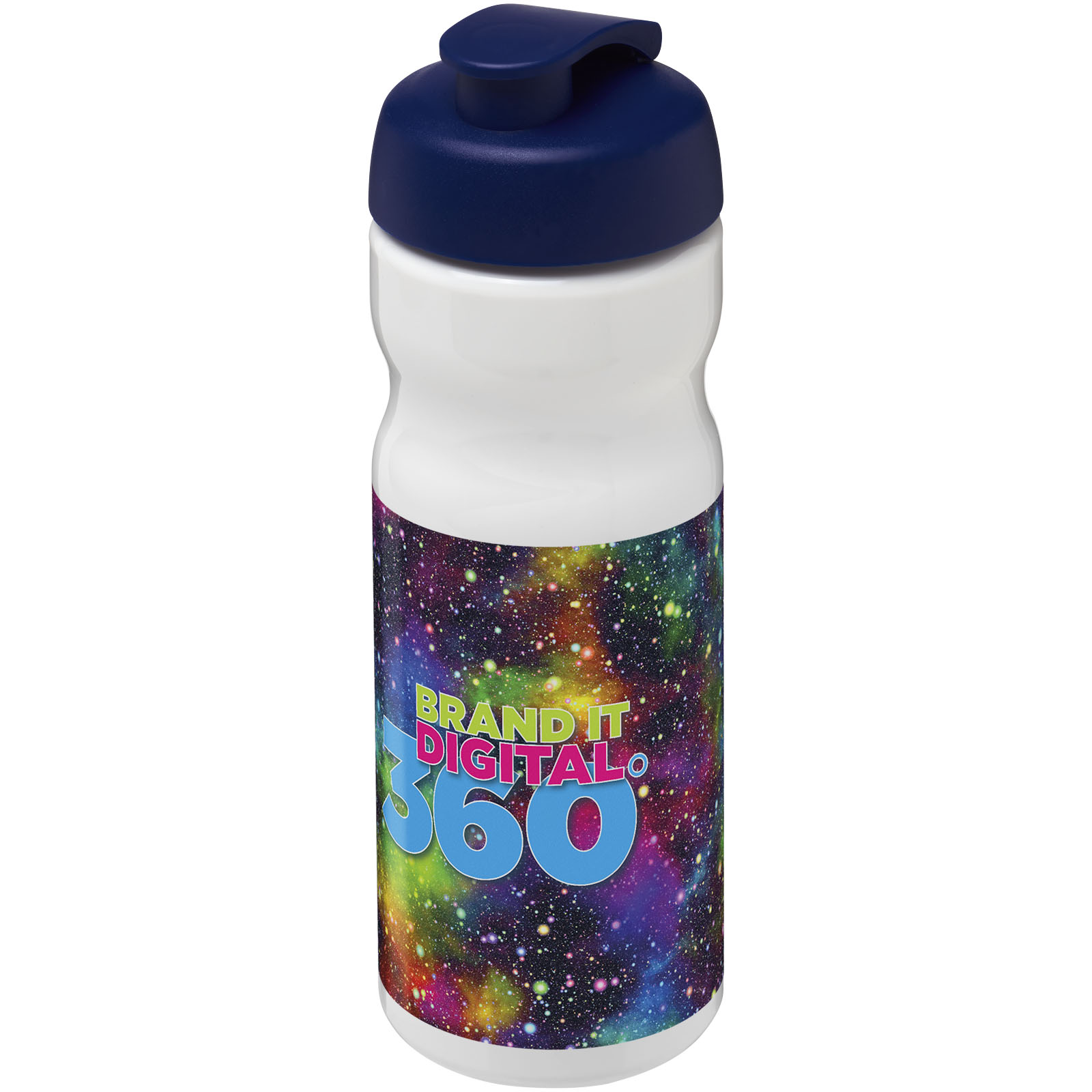 Bouteille de sport H2O Active® Base 650ml avec couvercle à clapet