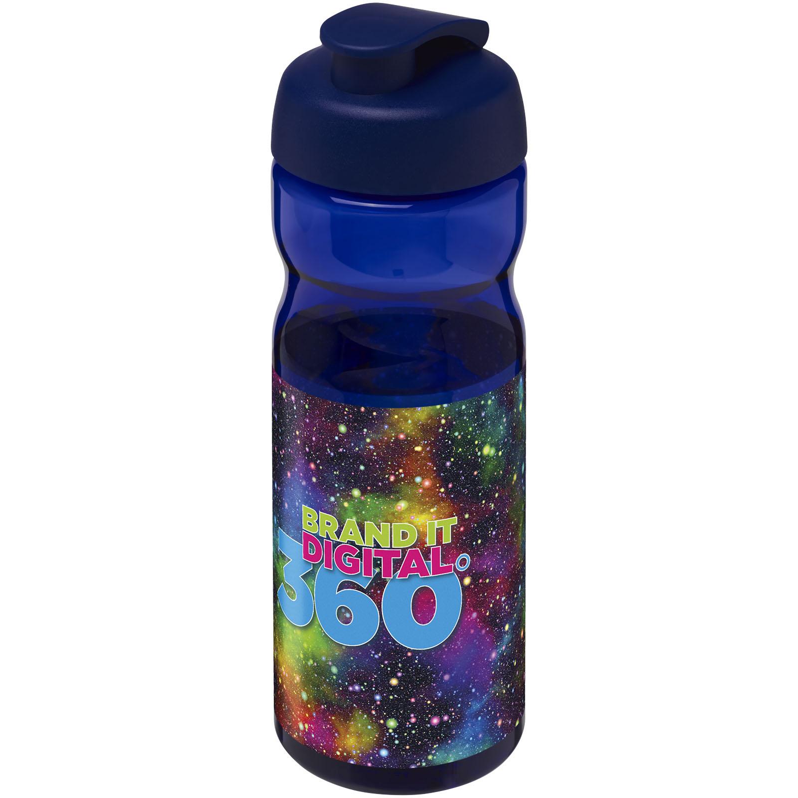 Bouteille de sport H2O Active® Base 650ml avec couvercle à clapet