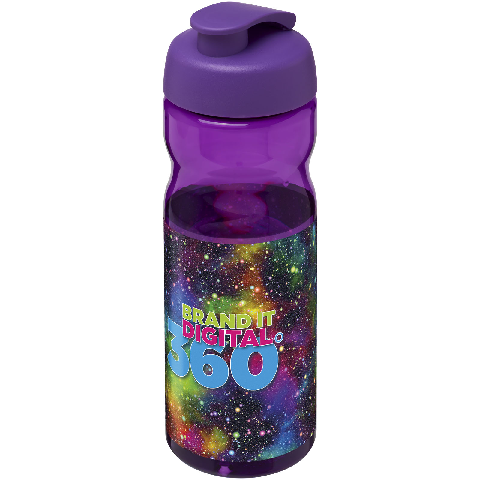 Bouteille de sport H2O Active® Base 650ml avec couvercle à clapet