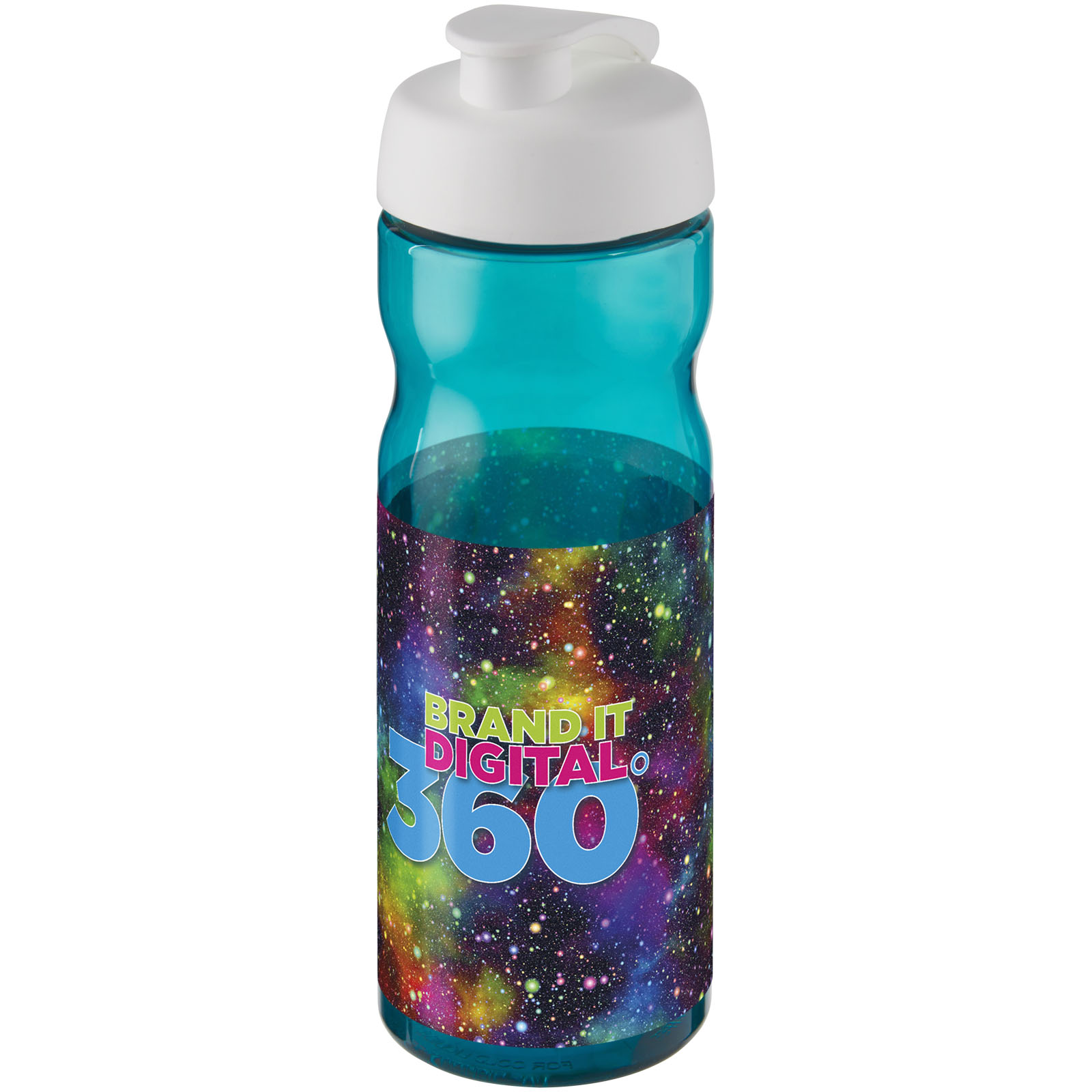 Bouteille de sport H2O Active® Base 650ml avec couvercle à clapet