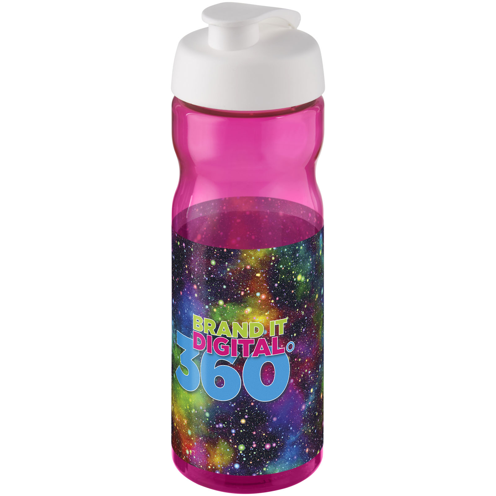 Bouteille de sport H2O Active® Base 650ml avec couvercle à clapet