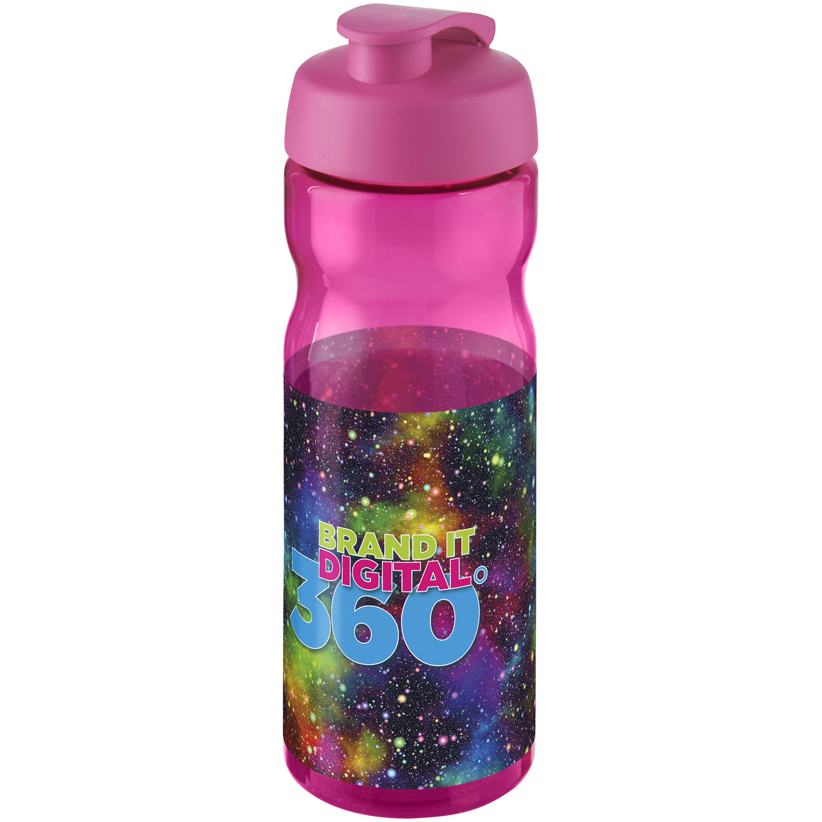 Bouteille de sport H2O Active® Base 650ml avec couvercle à clapet
