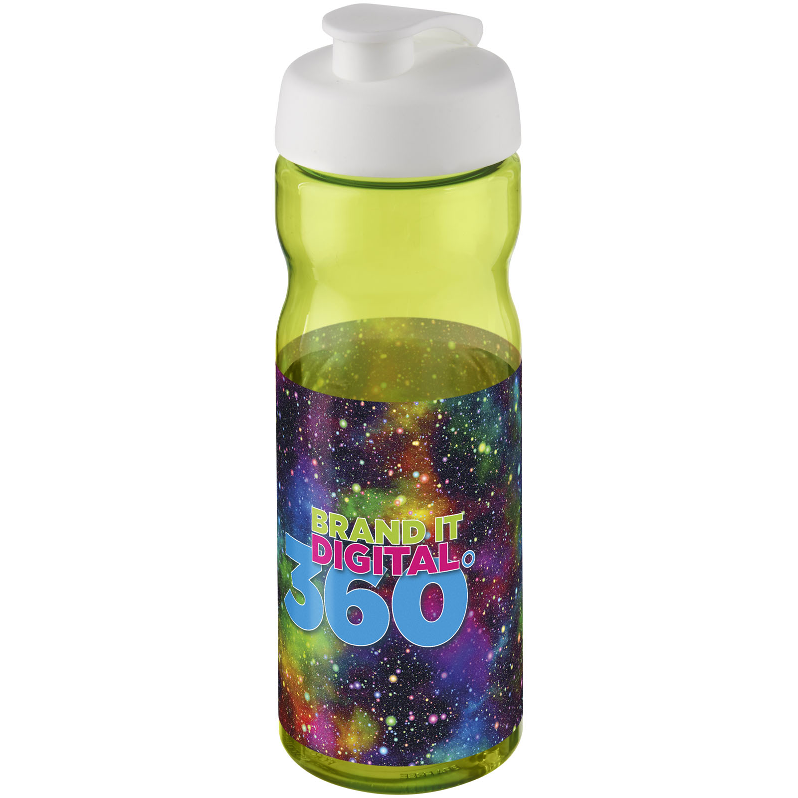 Bouteille de sport H2O Active® Base 650ml avec couvercle à clapet