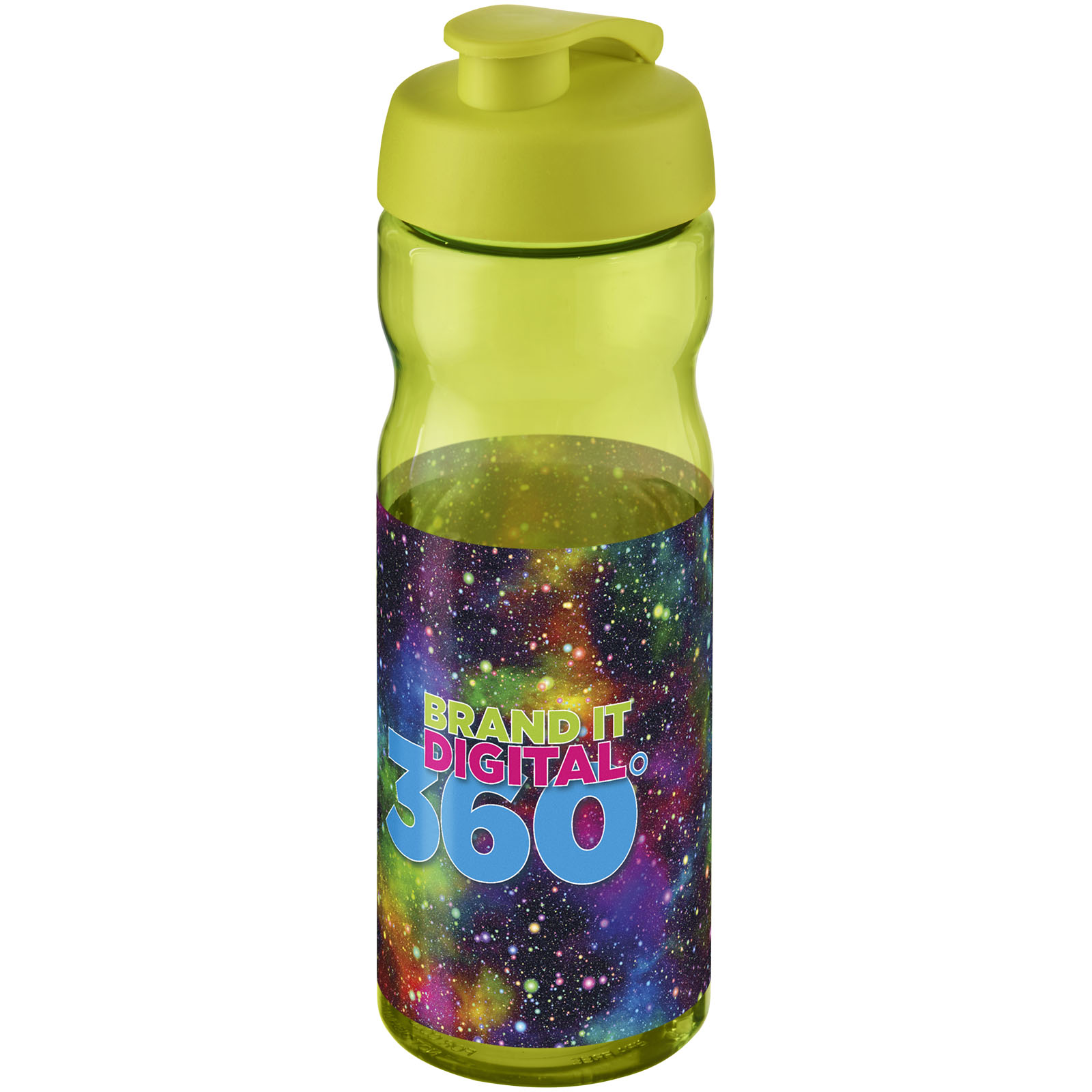 Bouteille de sport H2O Active® Base 650ml avec couvercle à clapet