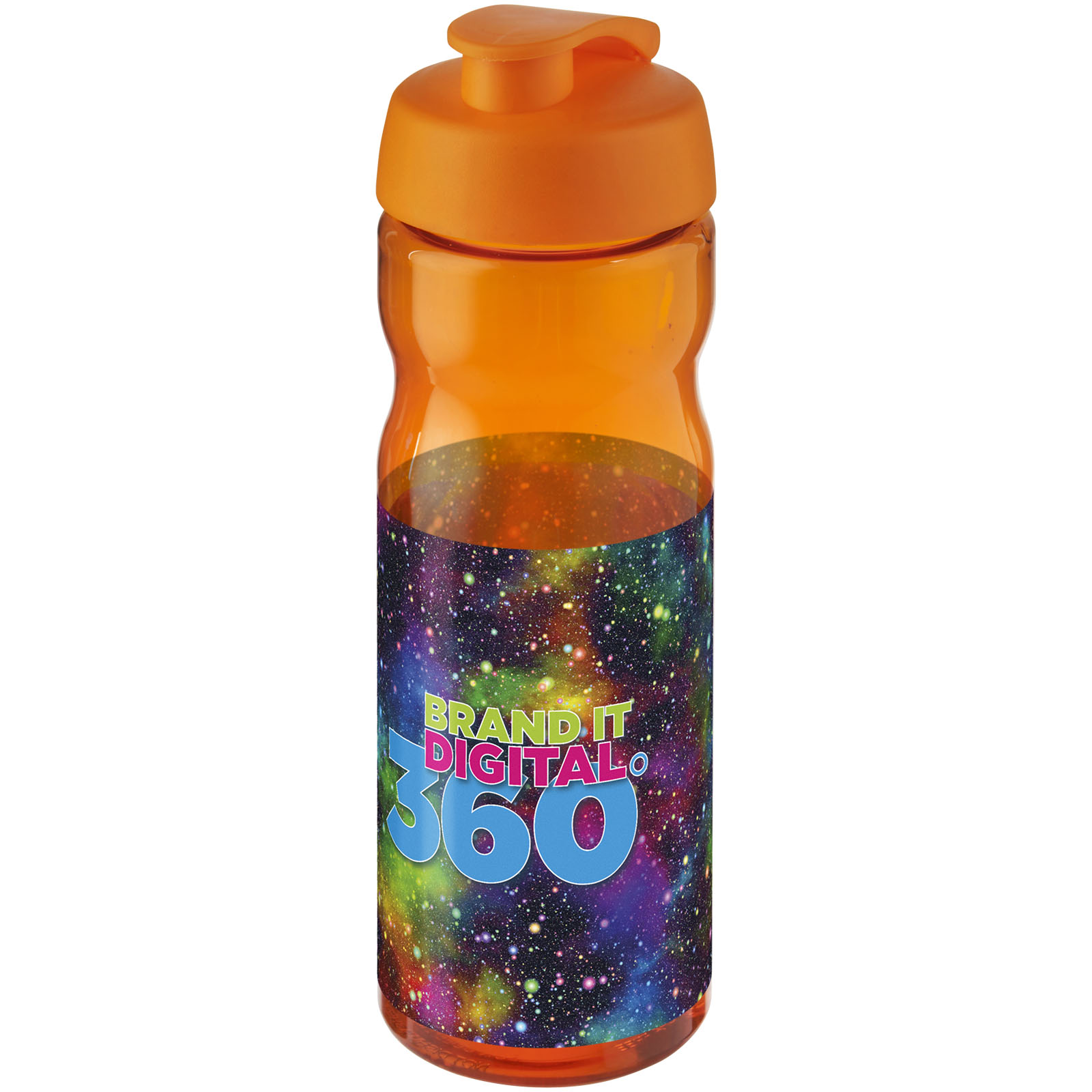 Bouteille de sport H2O Active® Base 650ml avec couvercle à clapet