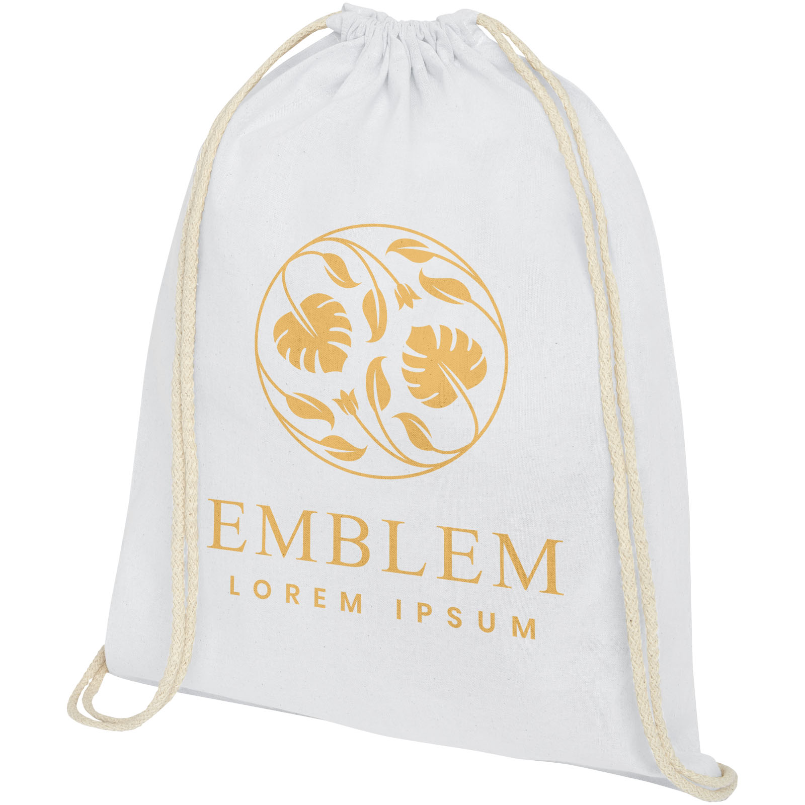 Sac à dos Oregon en coton de 140 g/m² avec cordon de serrage 5L