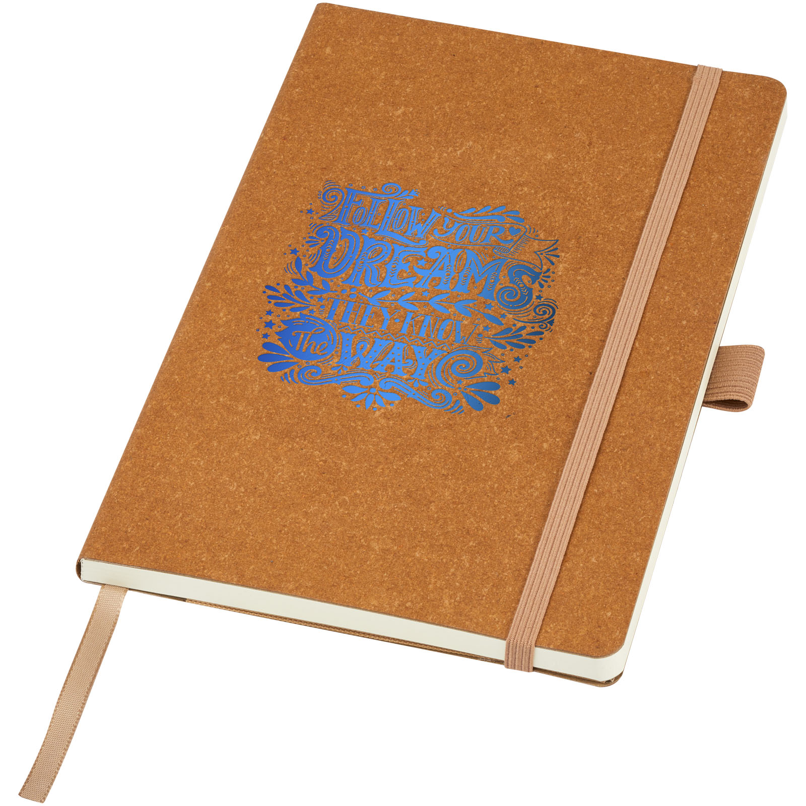 Carnet de notes Kilau en cuir recyclé