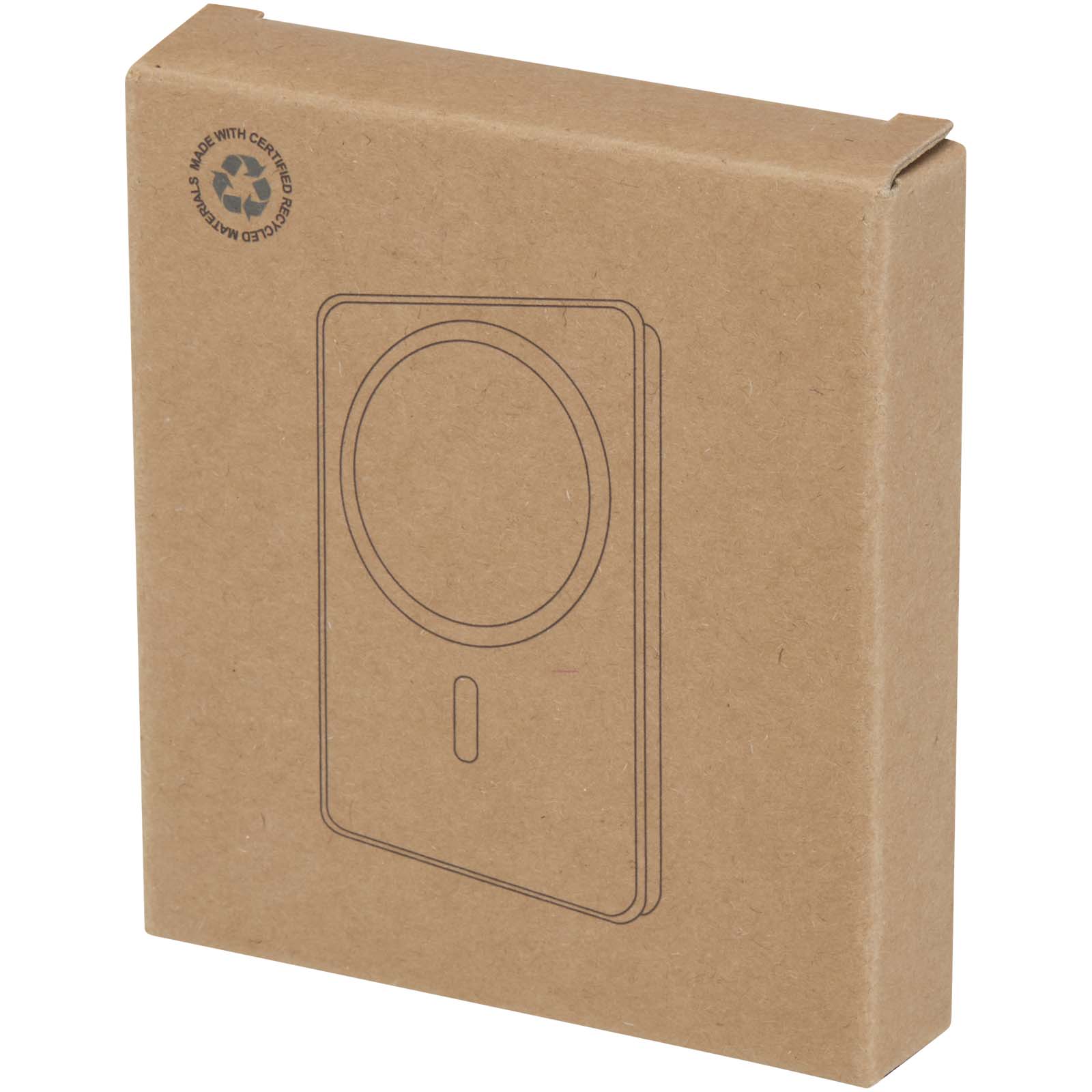 Batterie de secours Acrab magnétique sans fil de 5 000 mAh et 15 W avec PD de 20 W - fabriquée en plastique recyclé