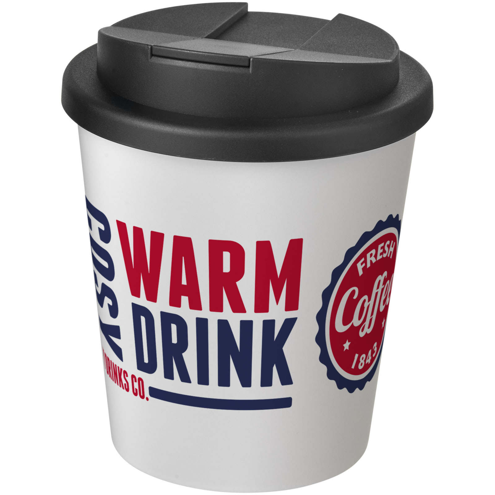 Gobelet isolant Espresso Americano® 250ml avec couvercle anti-fuite