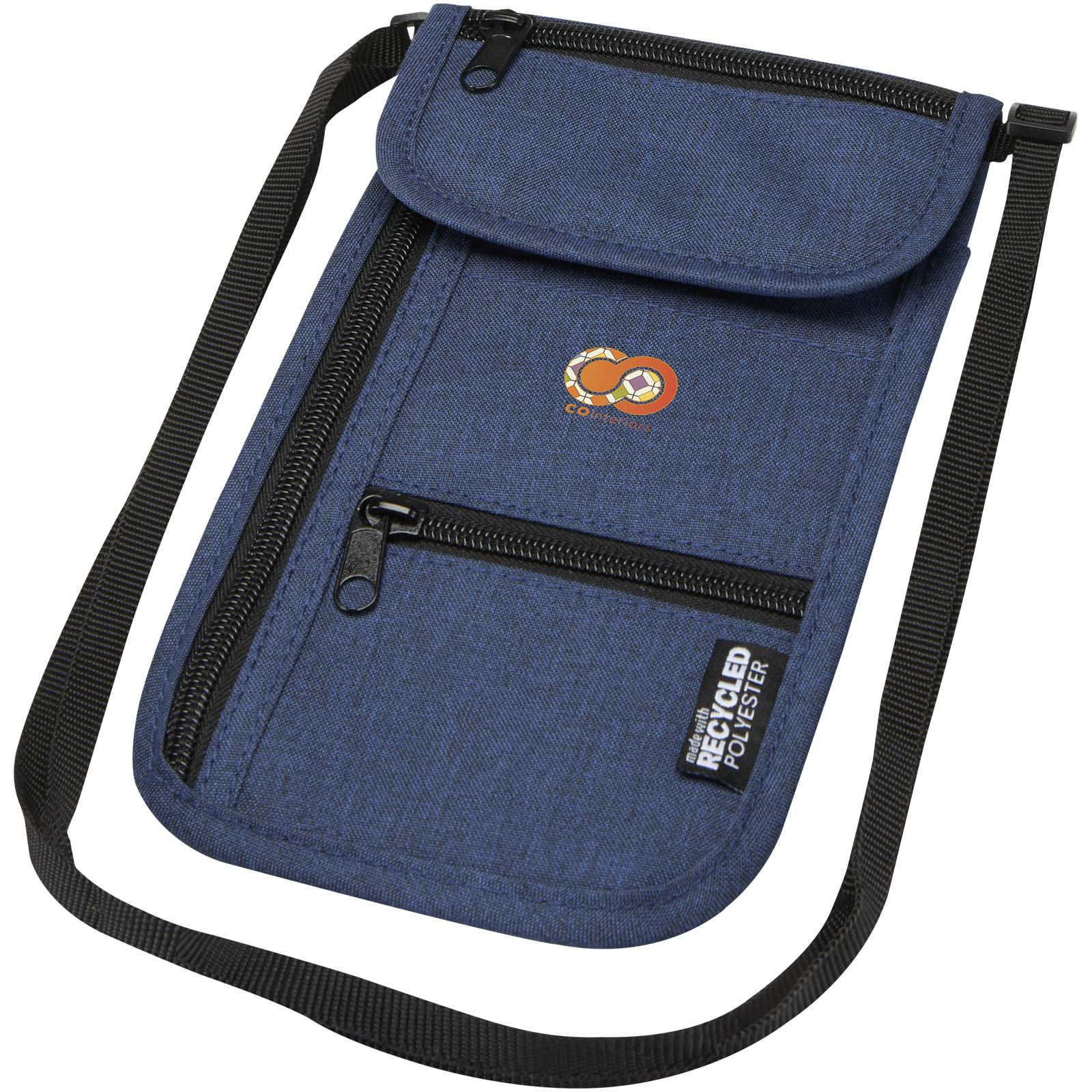 Pochette de voyage intelligente Ross recyclée et certifiée GRS