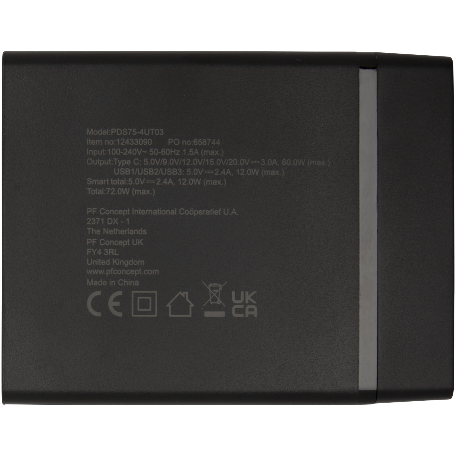 Tekiō® Batterie de secours PD ADAPT de 72 W en plastique recyclé
