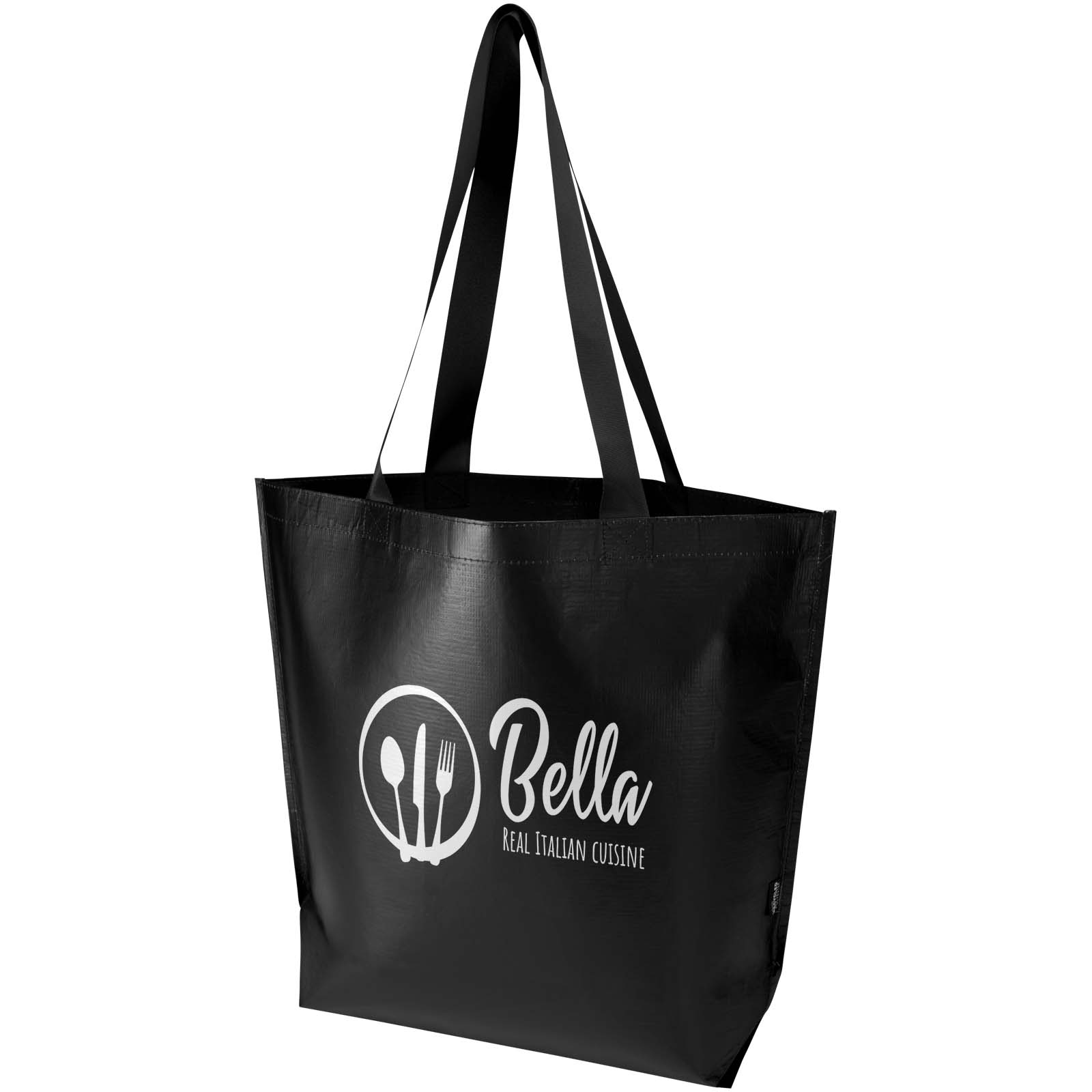 Sac shopping Duo oversize recyclé à double laminage certifié GRS de 30 L