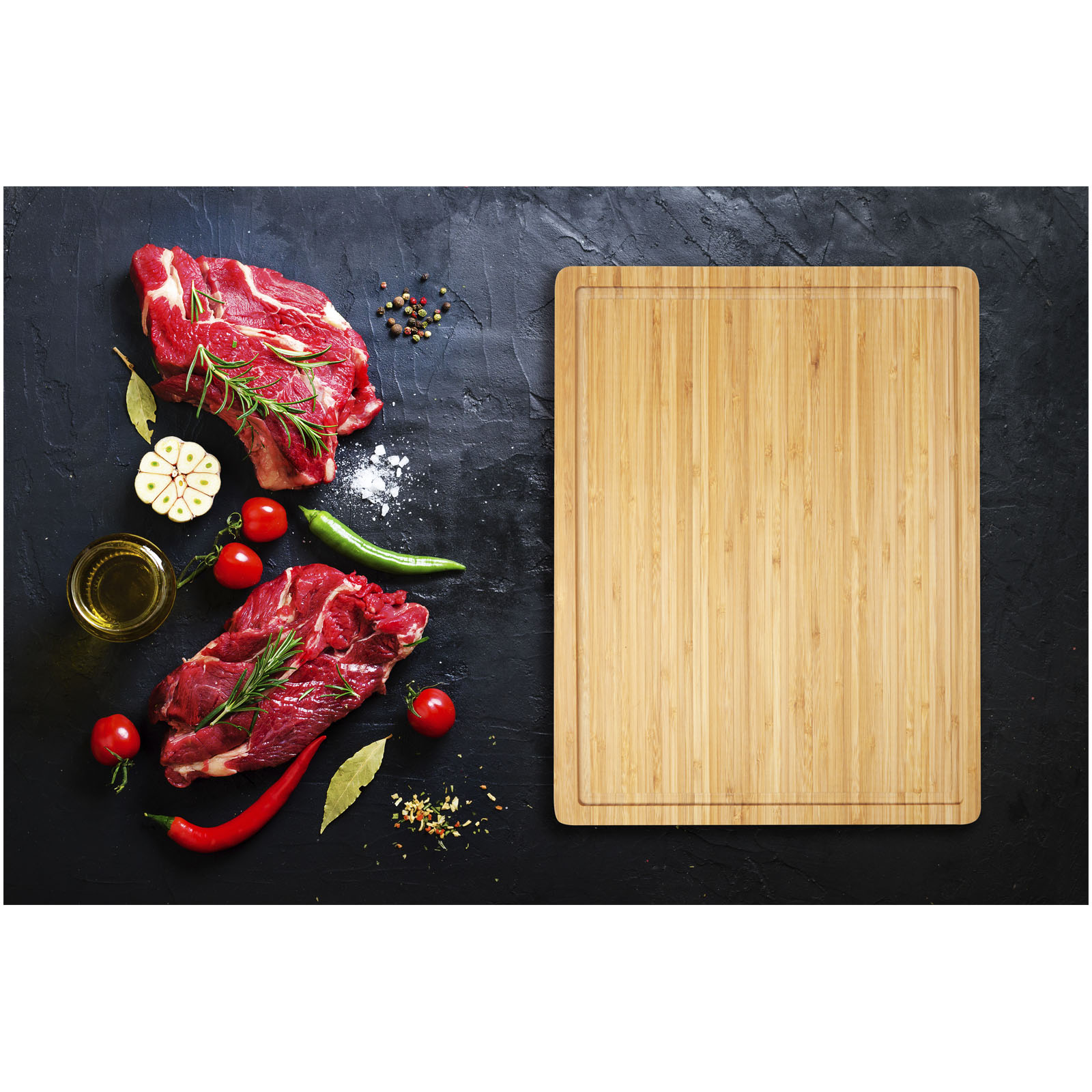 Seasons Planche à découper Fet en bambou pour viande