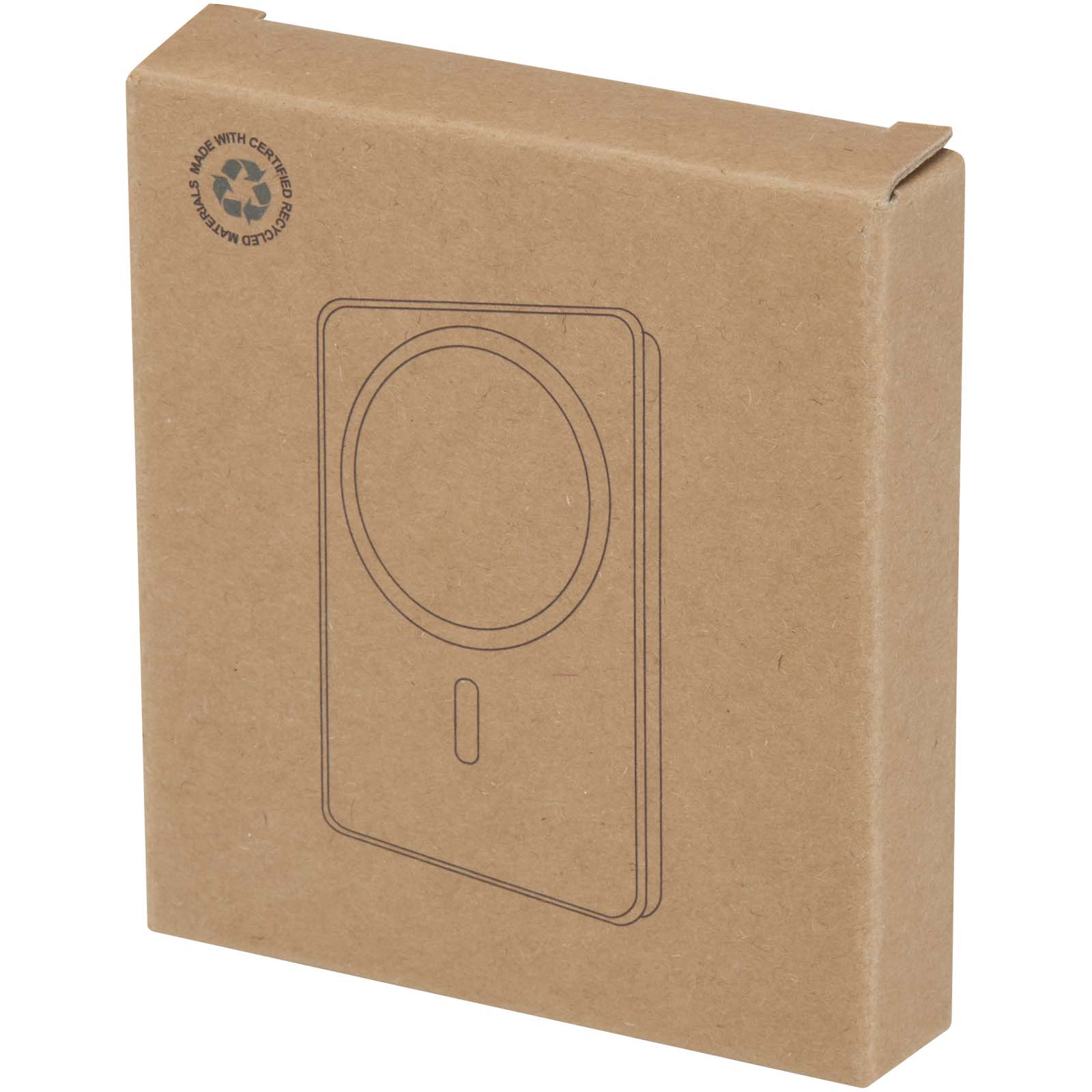 Batterie de secours Acrab magnétique sans fil de 5 000 mAh et 15 W avec PD de 20 W - fabriquée en plastique recyclé