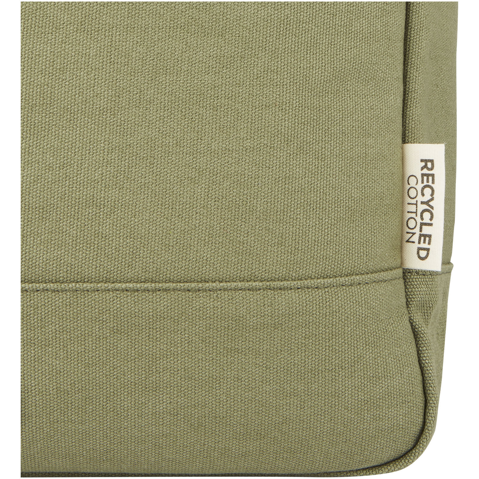 Sac à dos pour ordinateur portable Joey de 15 L en toile recyclée GRS 15 pouces avec dessus enroulable