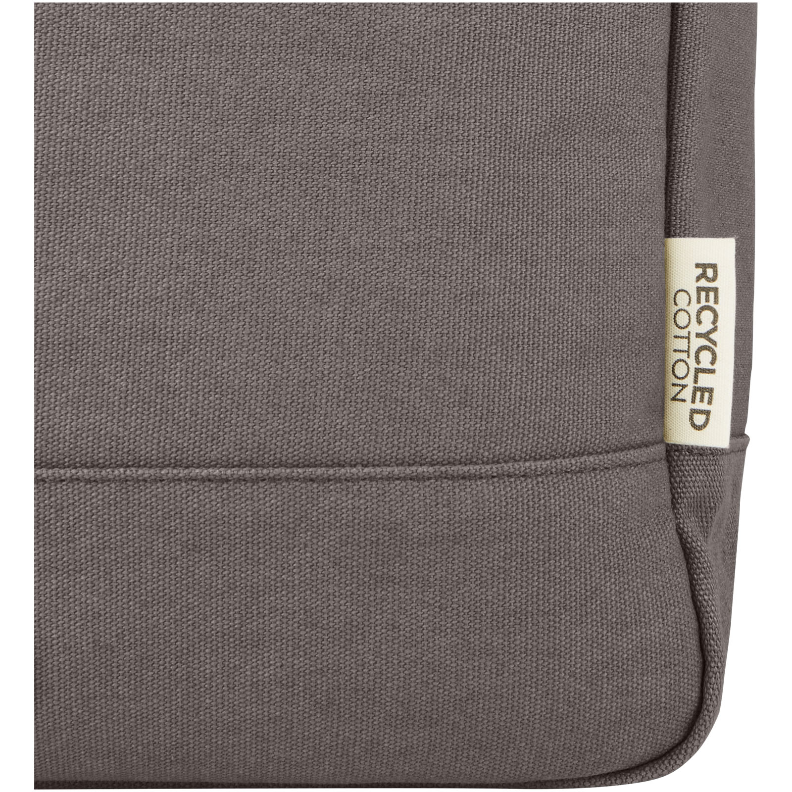 Sac à dos pour ordinateur portable Joey de 15 L en toile recyclée GRS 15 pouces avec dessus enroulable