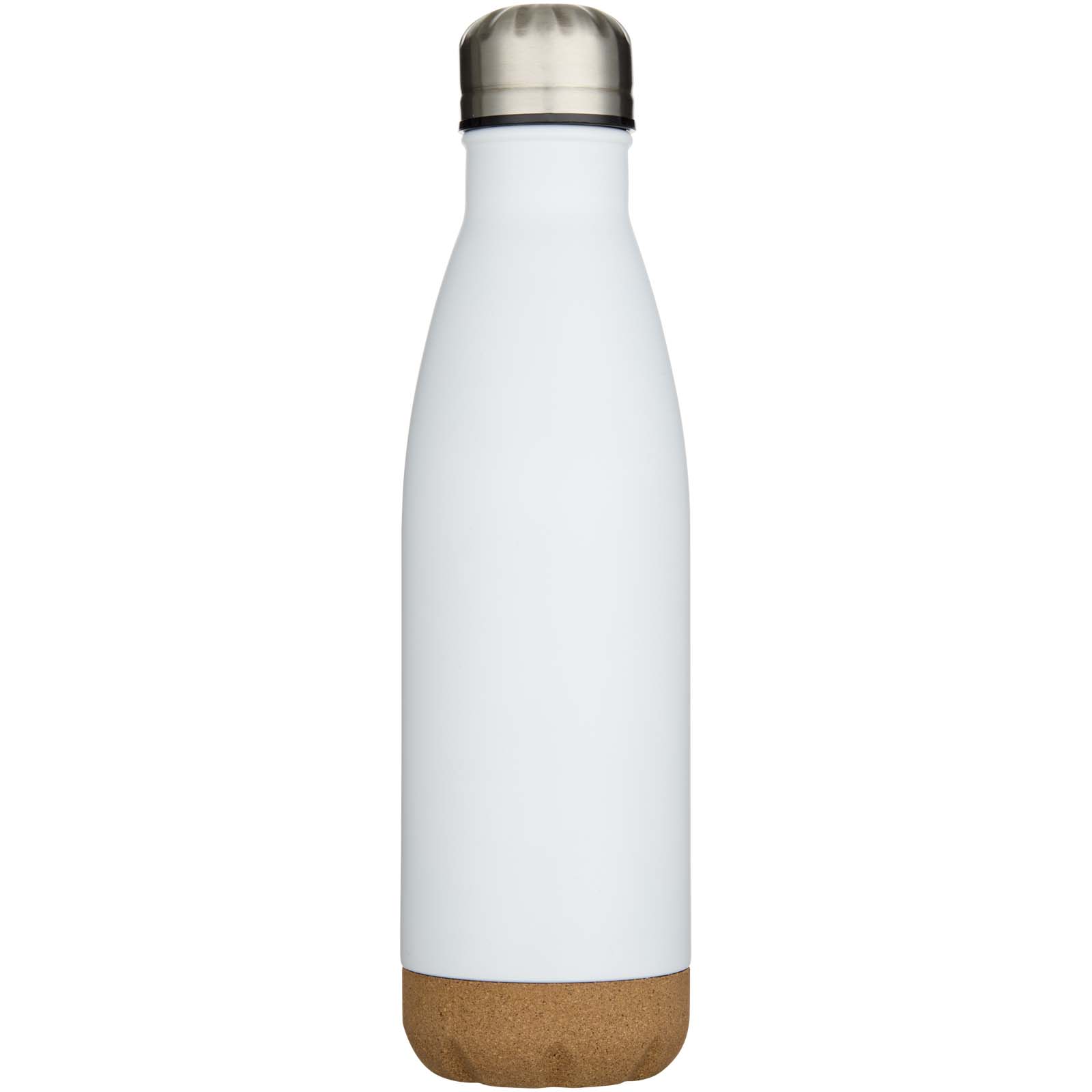 Bouteille d’eau Cove de 500 ml en acier inoxydable isolée sous vide et à double paroi avec détails en liège