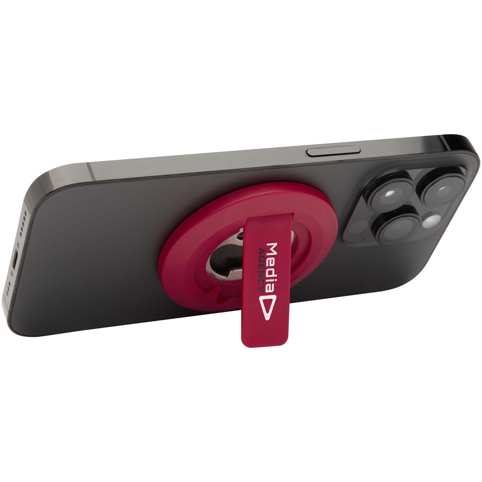 Support de téléphone magnétique Ain en plastique recyclé avec décapsuleur