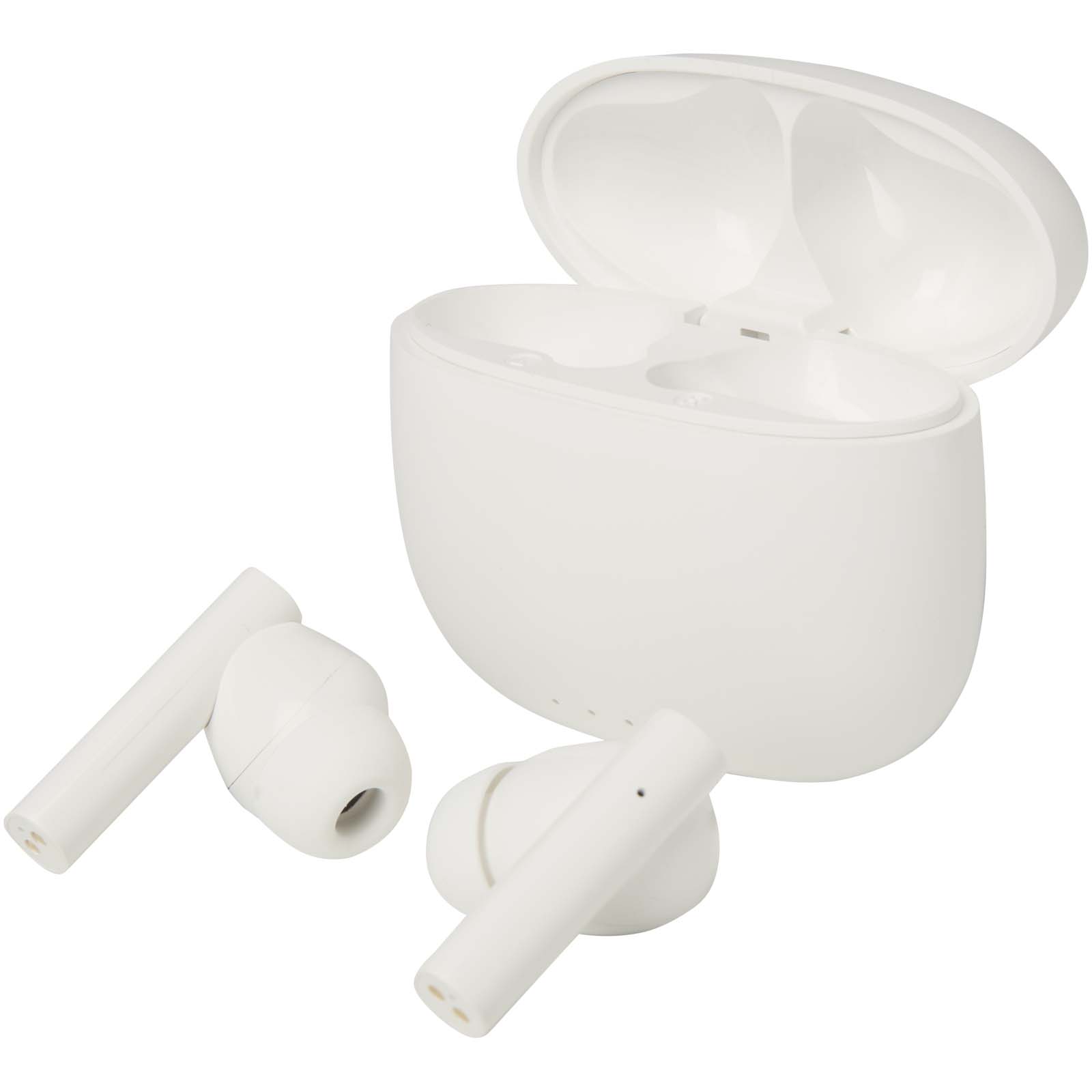 Oreillette Bluetooth® True Wireless Alterf en plastique recyclé avec embouts en silicone