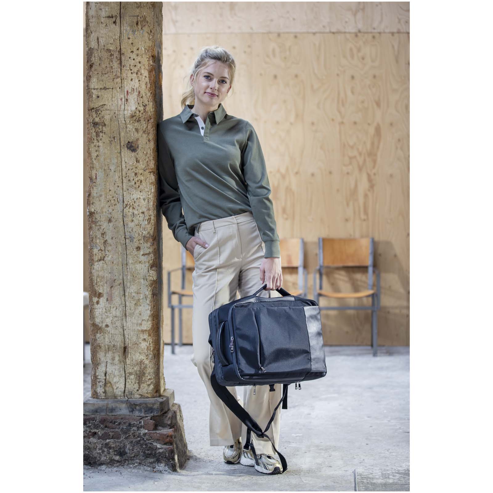 Sac à dos extensible pour ordinateur portable 17" Expédition Pro de 35 L recyclé certifié GRS