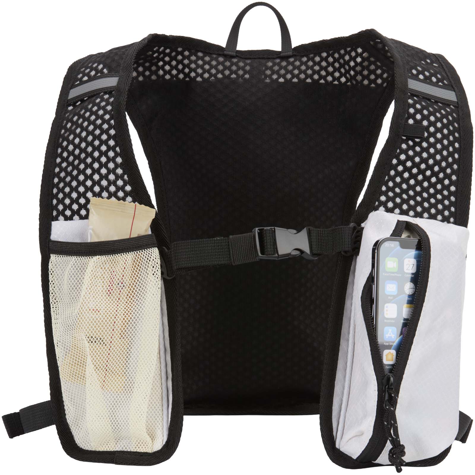 Gilet de course Varyon de 5 L en matériaux recyclés certifiés GRS avec système d’hydratation