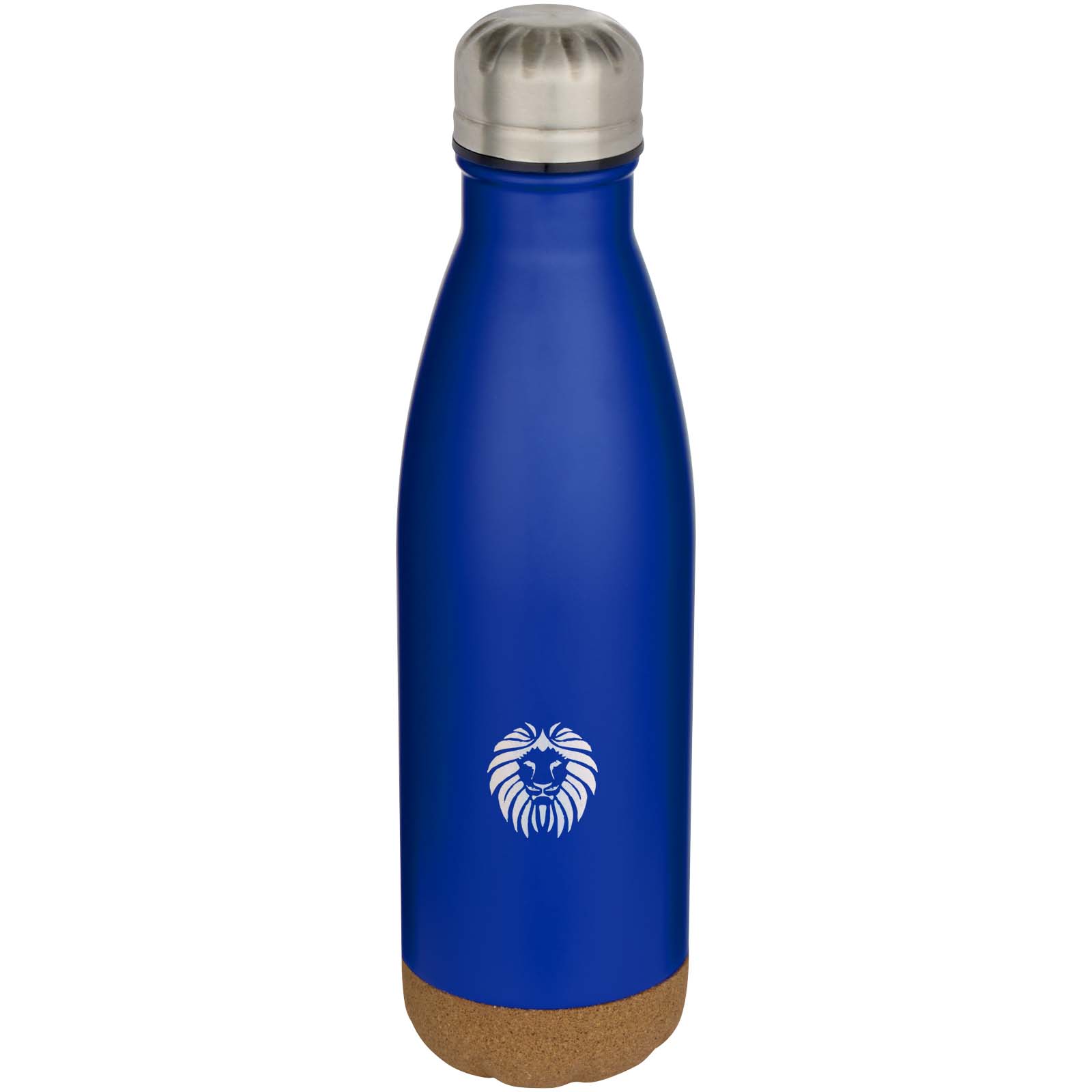 Bouteille d’eau Cove de 500 ml en acier inoxydable isolée sous vide et à double paroi avec détails en liège