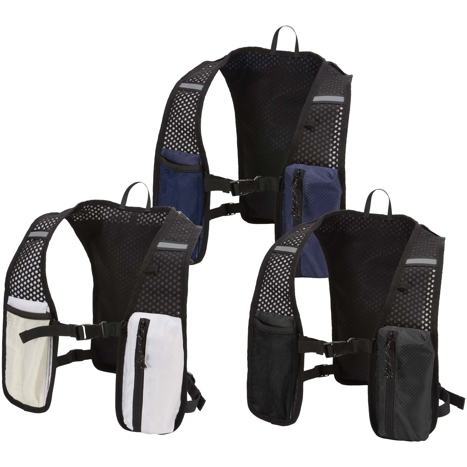 Gilet de course Varyon de 5 L en matériaux recyclés certifiés GRS avec système d’hydratation