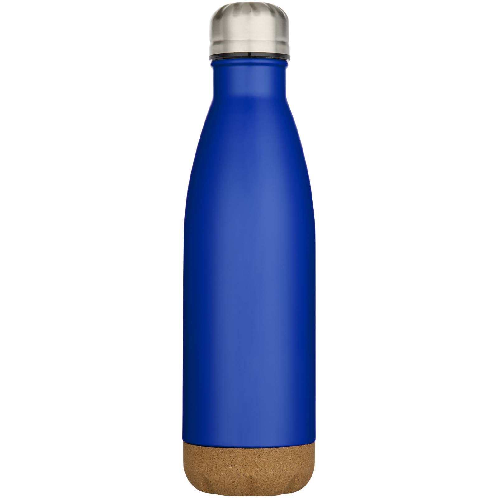 Bouteille d’eau Cove de 500 ml en acier inoxydable isolée sous vide et à double paroi avec détails en liège