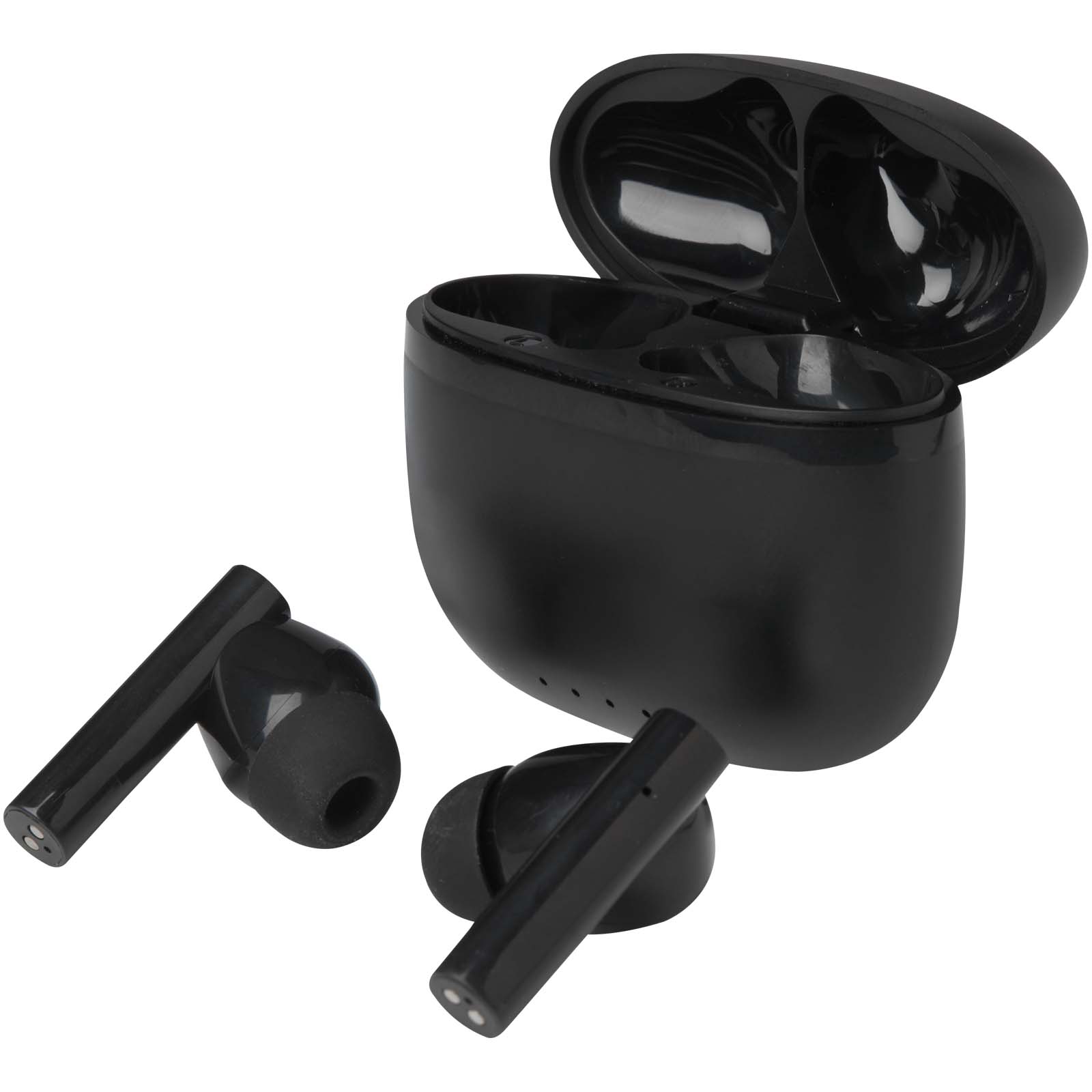 Oreillette Bluetooth® True Wireless Alterf en plastique recyclé avec embouts en silicone