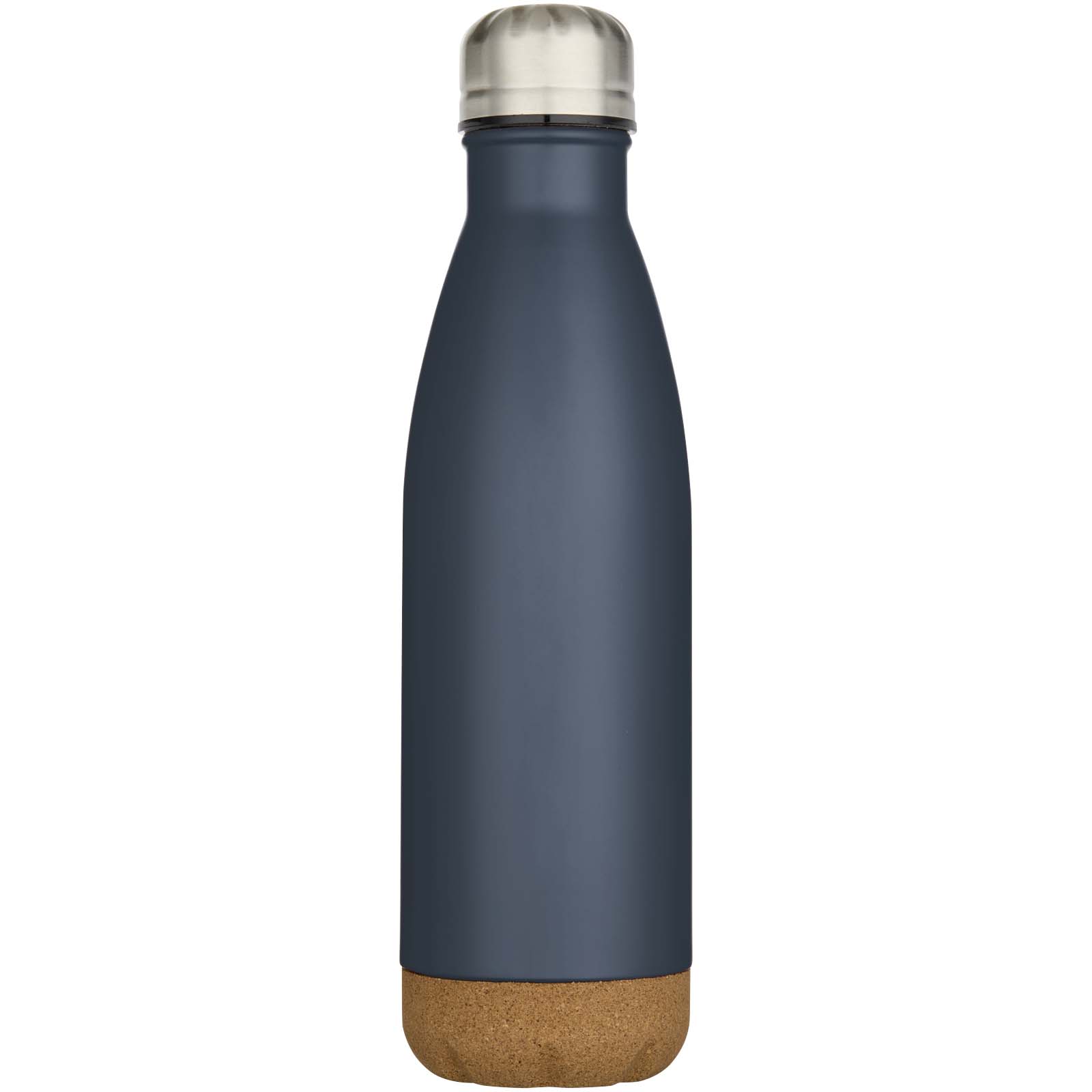 Bouteille d’eau Cove de 500 ml en acier inoxydable isolée sous vide et à double paroi avec détails en liège