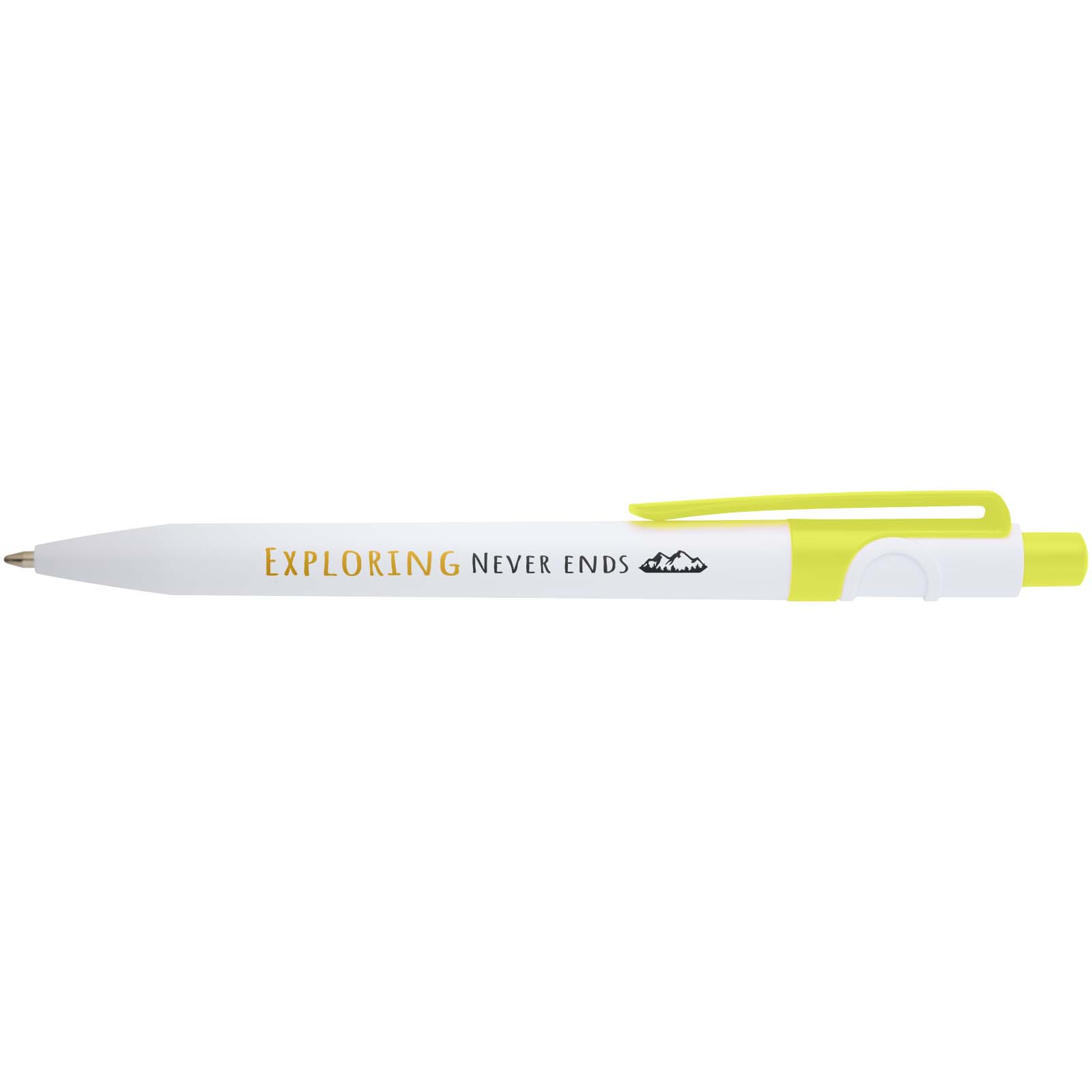 Stylo bille Unica en plastique recyclé (encre bleue)