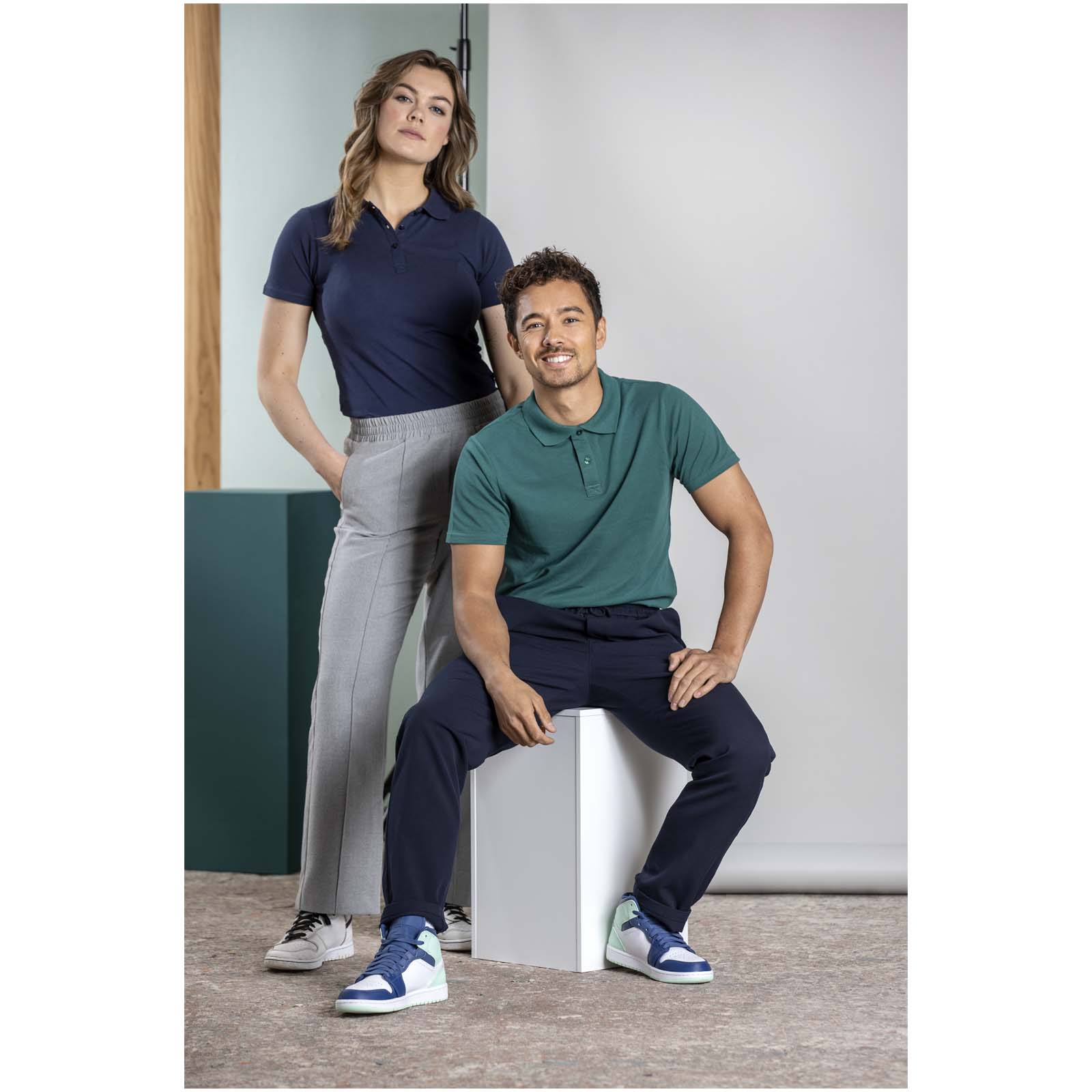 Elevate Polo manches courtes homme de 180 g/m² Helios