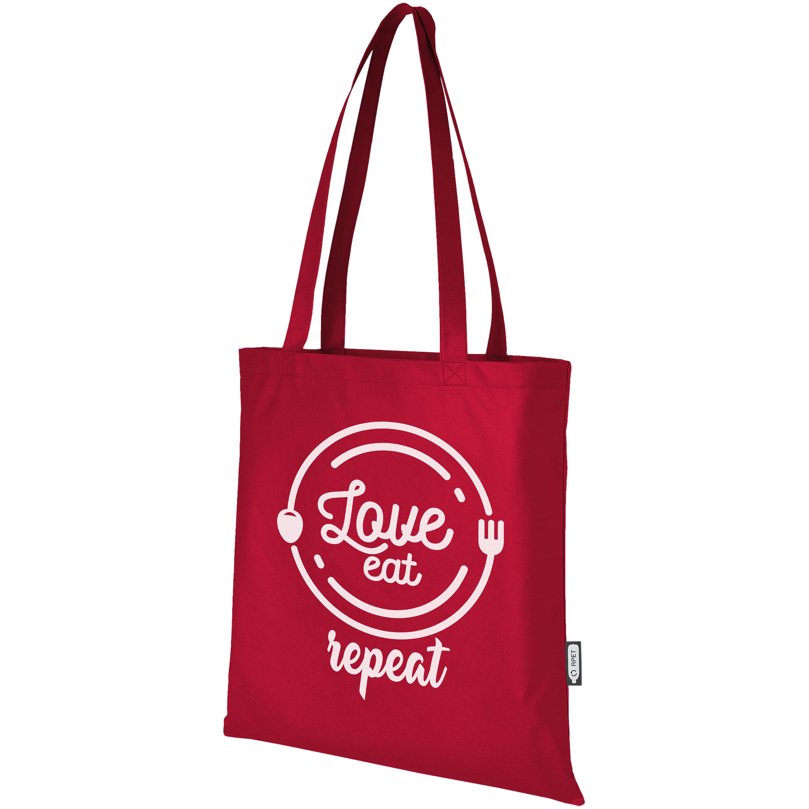 Sac shopping convention Zeus de 6 L non tissé recyclé certifié GRS