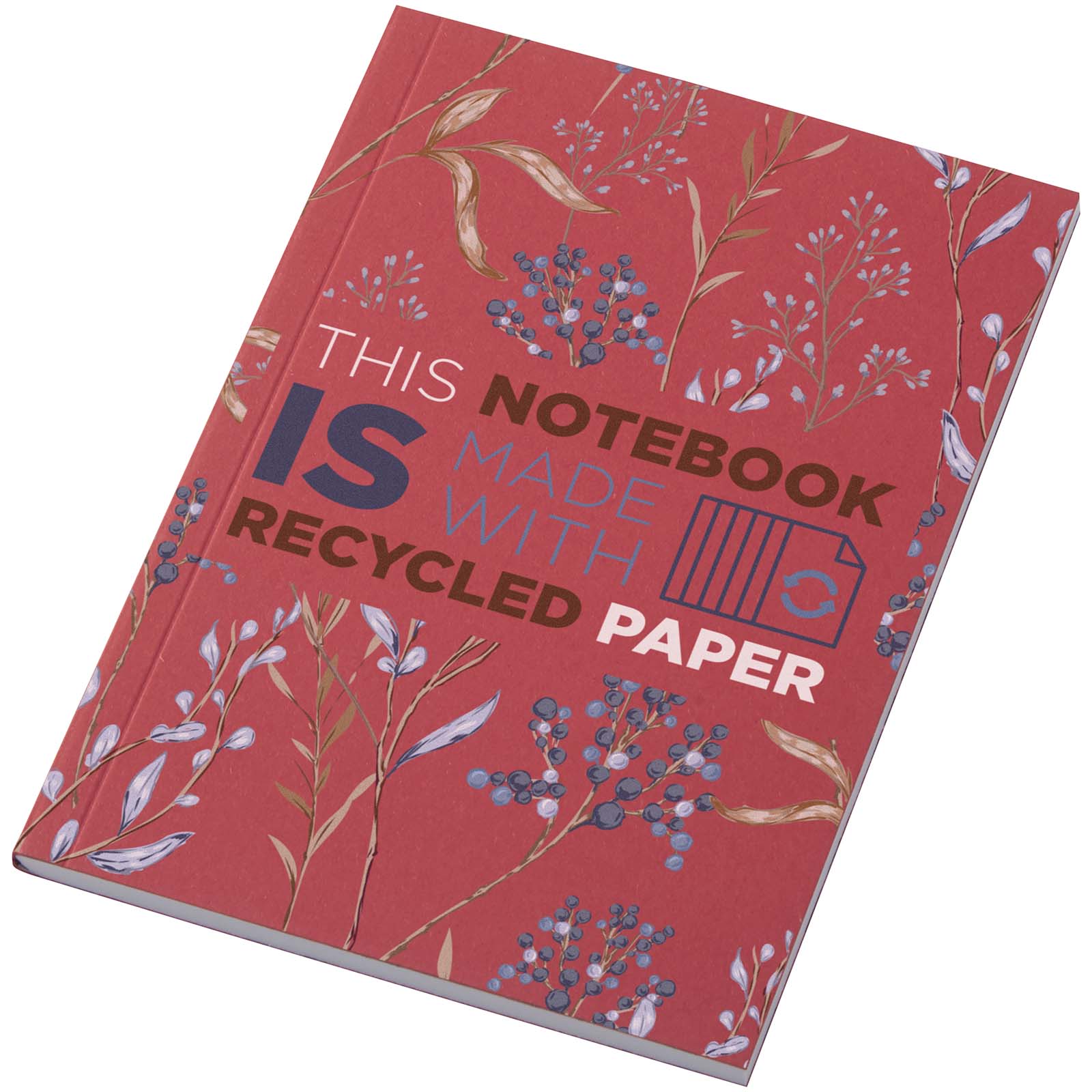 Cahier Novella AustenColours A6 recyclé à couverture souple de 50 feuilles