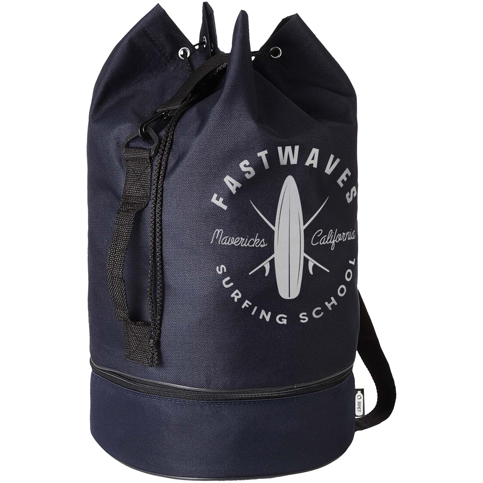 Sac marin Retrend en plastique recyclé 35L