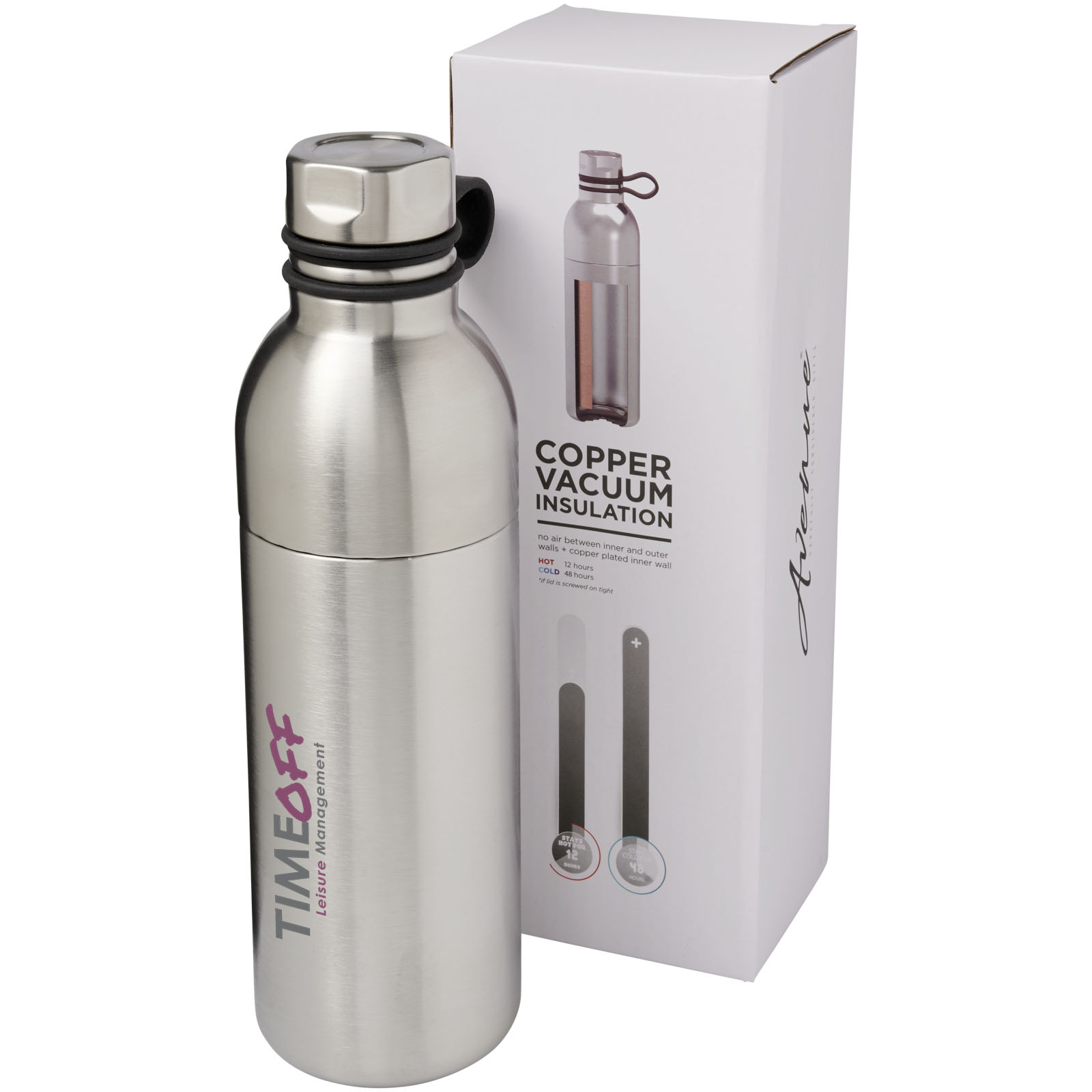 Bouteille de sport 590ml avec isolation par le vide et couche de cuivre Koln