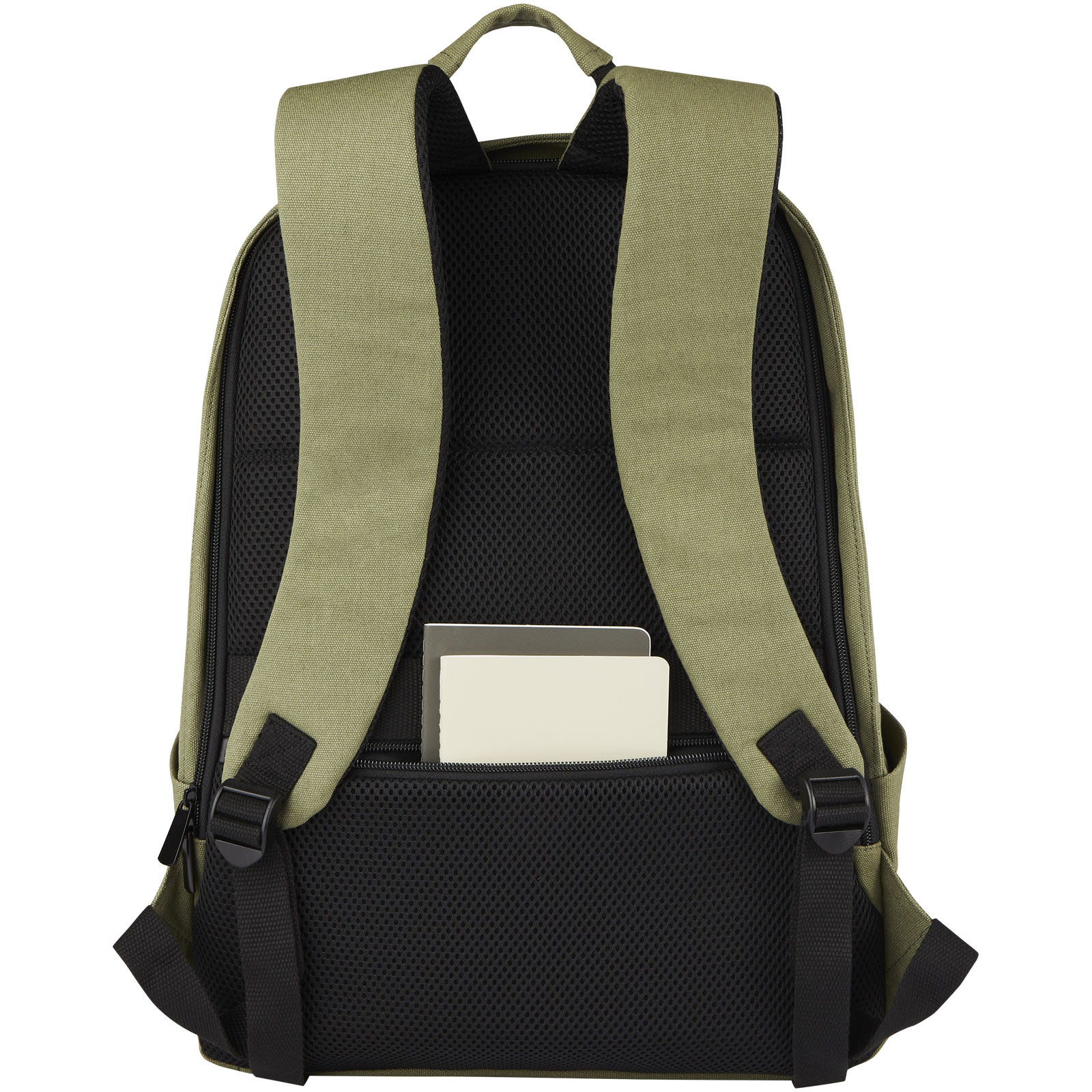 Sac à dos anti-vol pour ordinateur portable Joey de 18 L en toile recyclée GRS 15,6 pouces