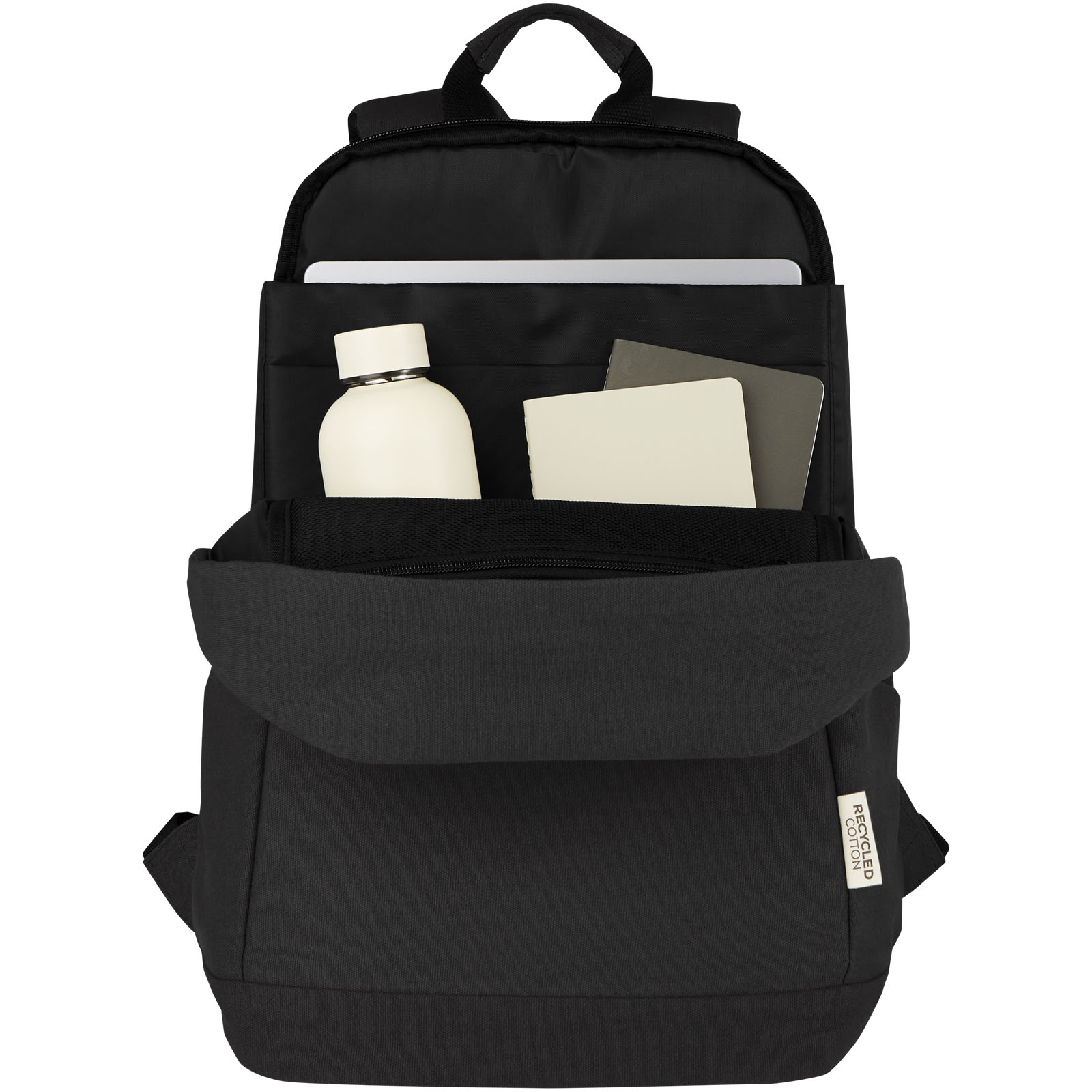 Sac à dos anti-vol pour ordinateur portable Joey de 18 L en toile recyclée GRS 15,6 pouces