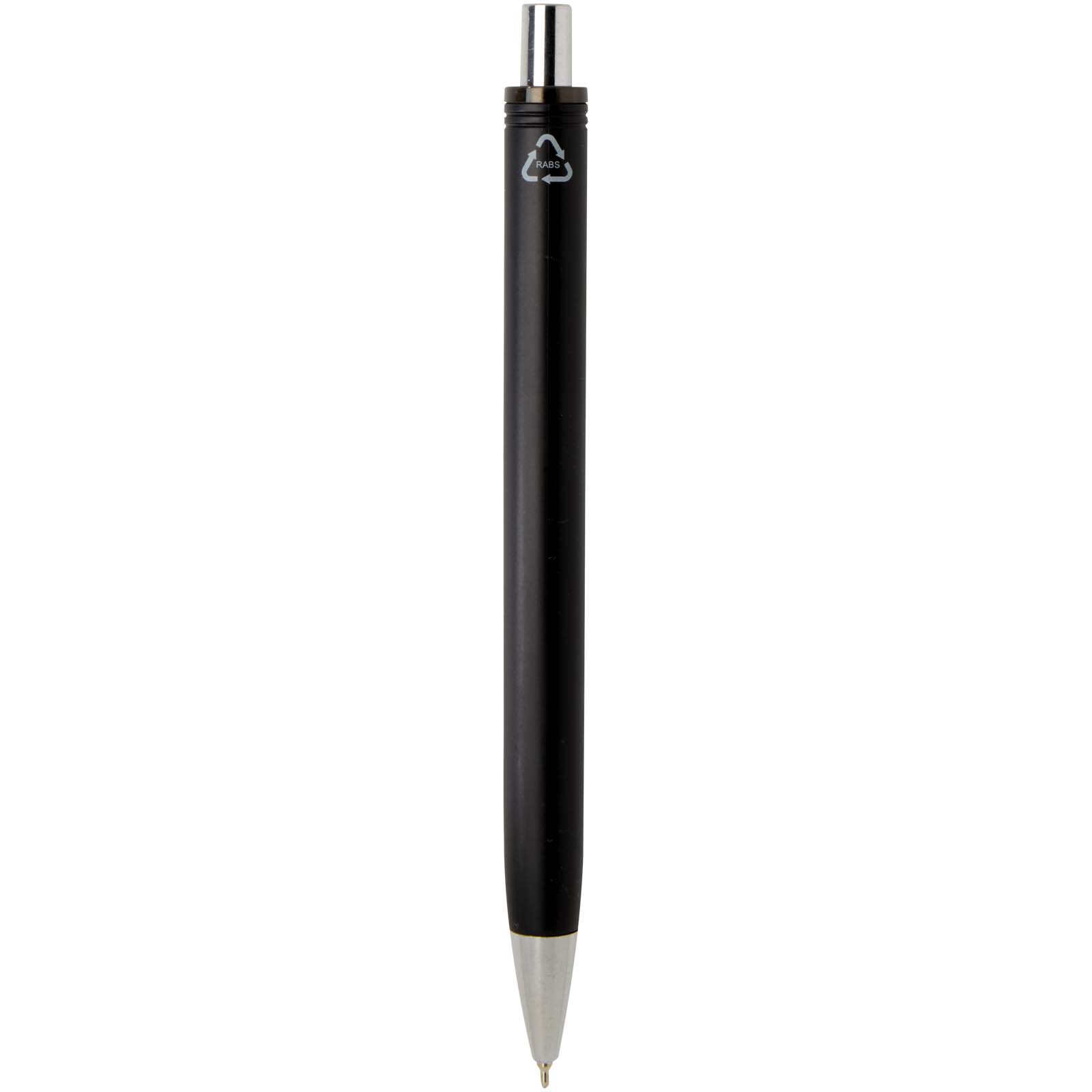 Stylo bille Feld recyclé RCS avec finition métallique (encre noire)